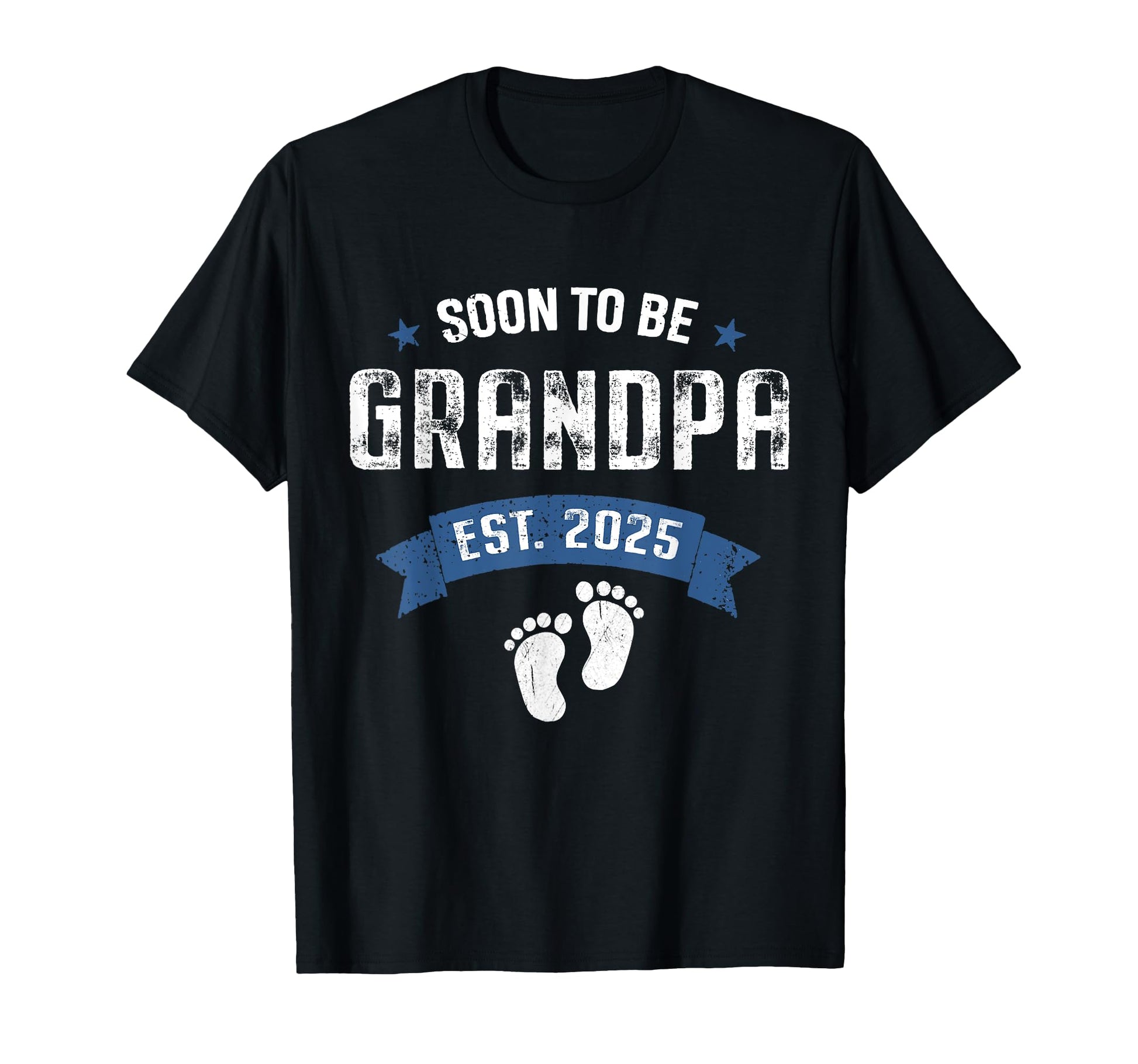 Soon To Be Grandpa Est 2025 T-Shirt - Casual Everyday Wear for Adults - T-Shirt, Sweatshirt, Hoodie