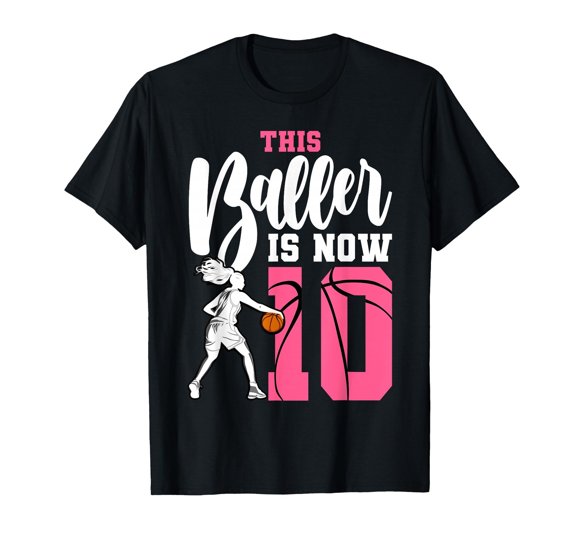 This Baller Is Now 10 Year Old T-Shirt - Fun Novelty Design Unisex - T-Shirt, Sweatshirt, Hoodie