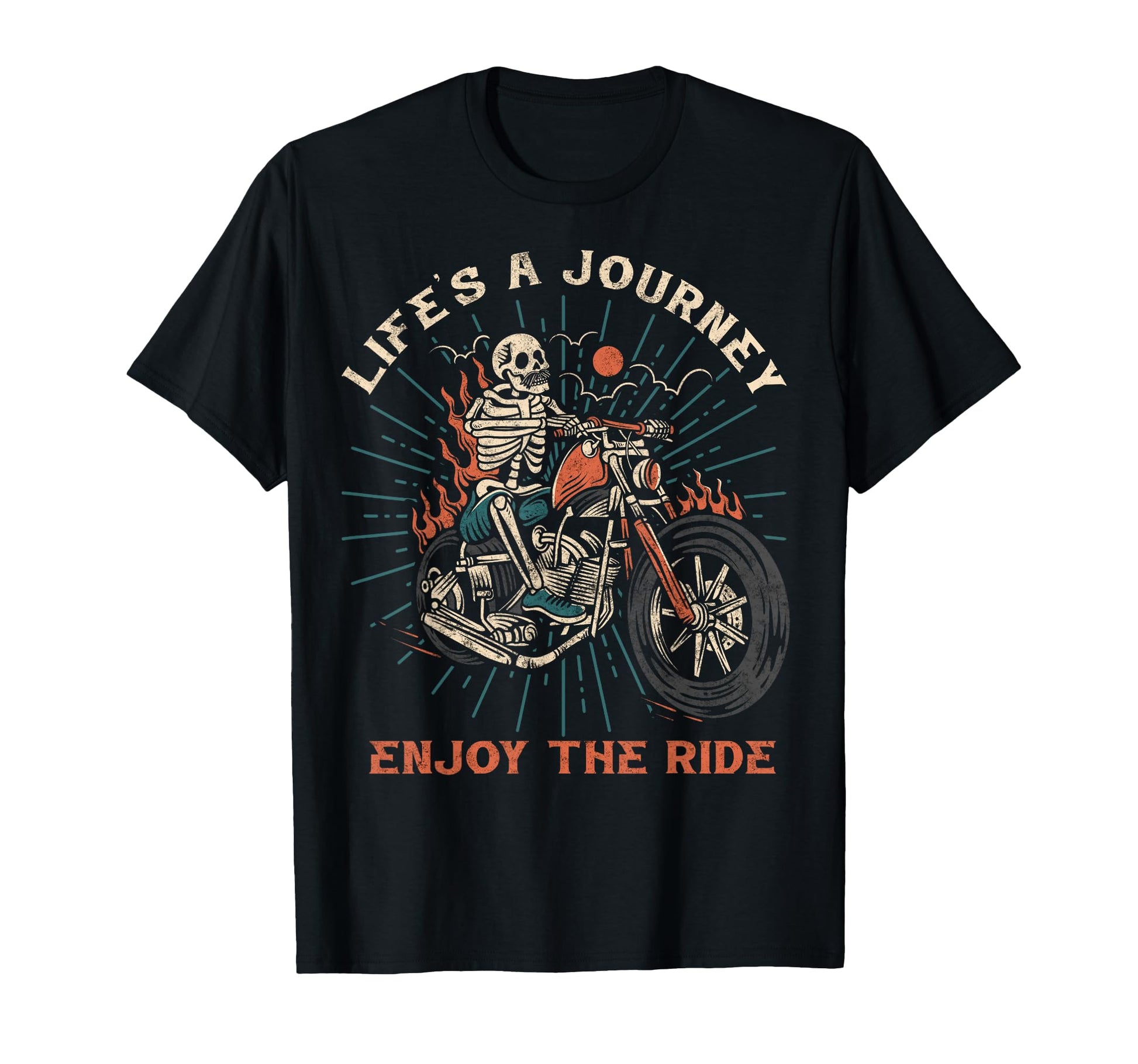 Life Is Journey Enjoy Ride T-Shirt - Aesthetic Graphic Men Women - T-Shirt, Sweatshirt, Hoodie