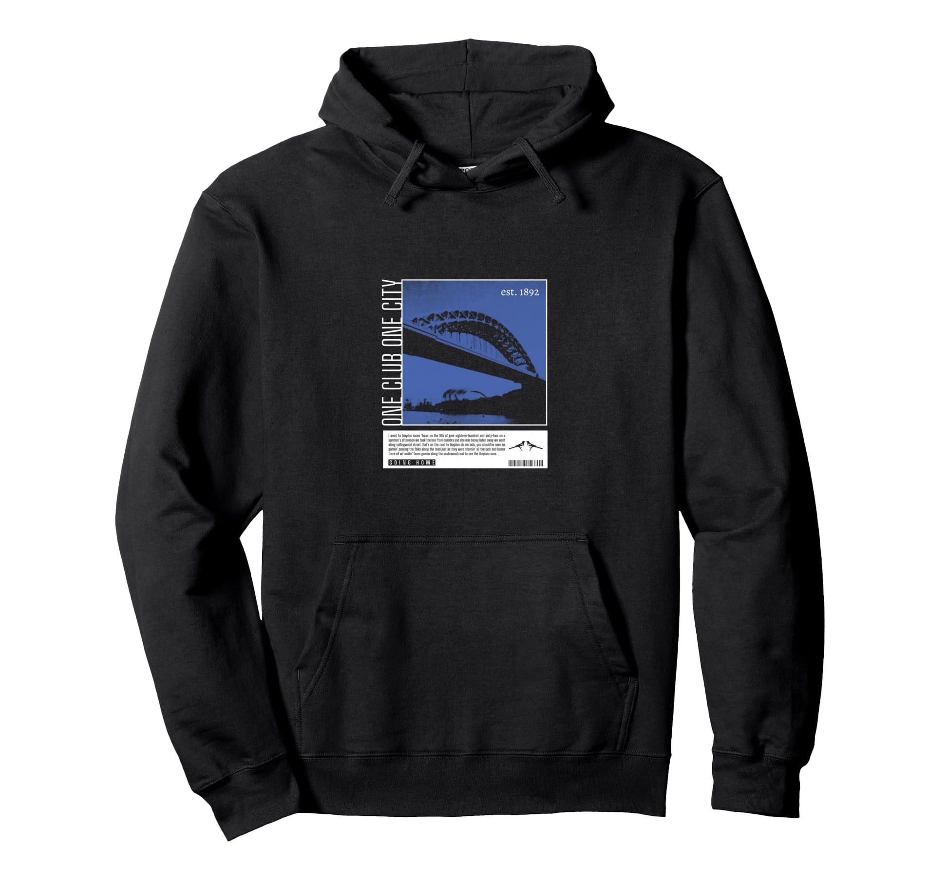Newcastle United One Club One City Nufc Hoodie - Unique Graphic Unisex - T-Shirt, Sweatshirt, Hoodie