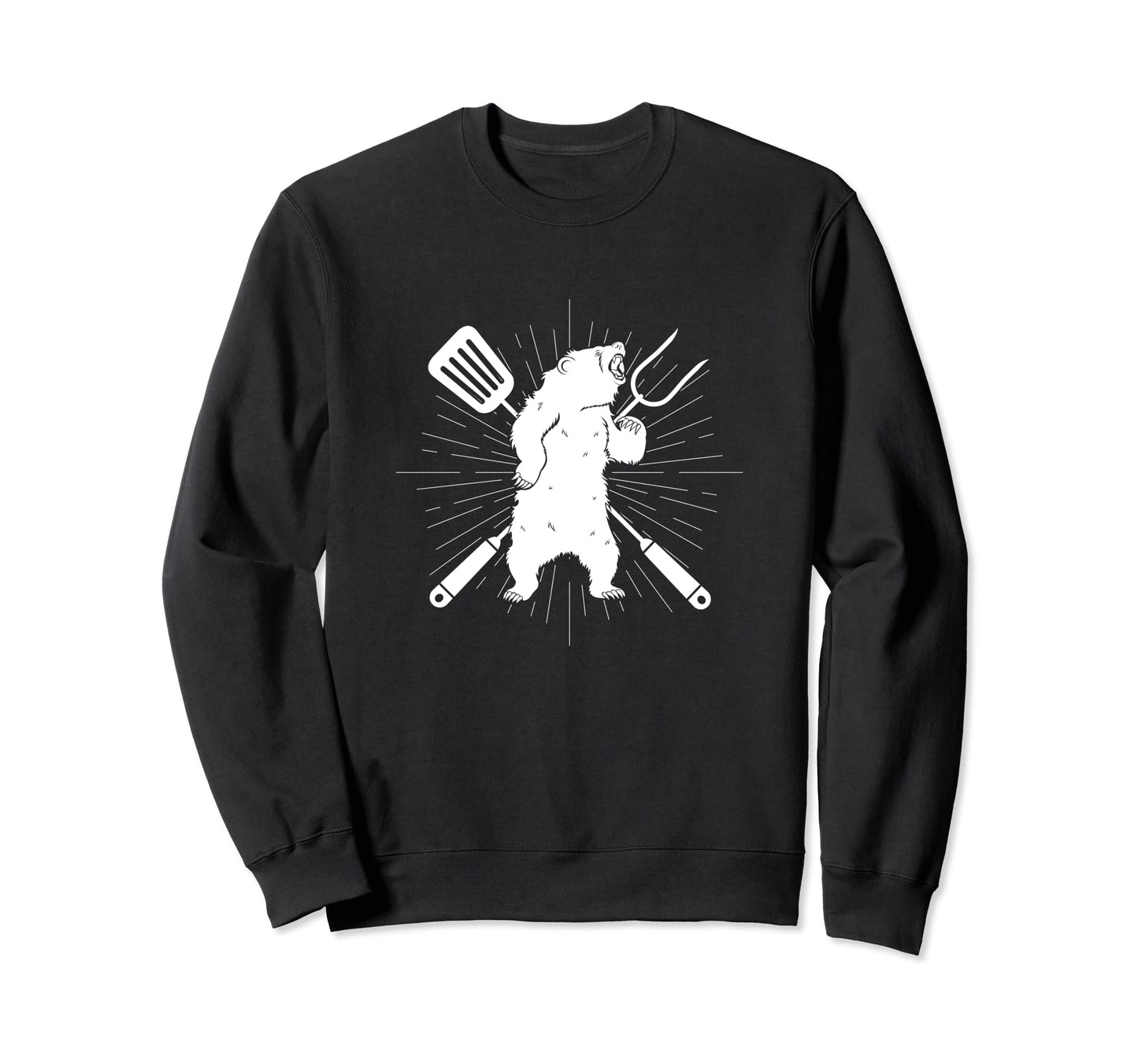 Camping Wildlife Grizzly Hiking Sweatshirt - Graphic Print Men Women - T-Shirt, Sweatshirt, Hoodie