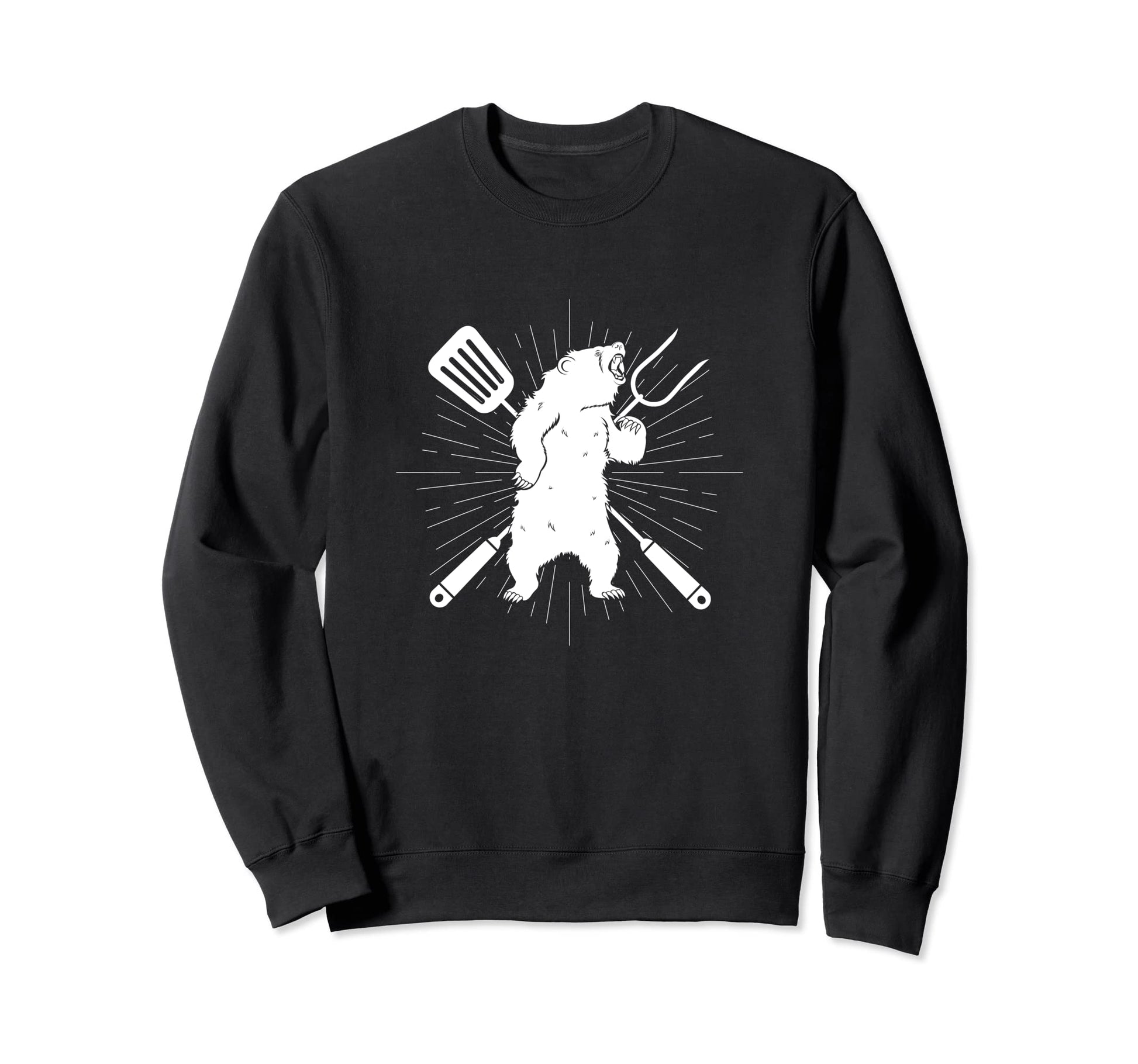 Camping Wildlife Grizzly Hiking Sweatshirt - Graphic Print Men Women - T-Shirt, Sweatshirt, Hoodie