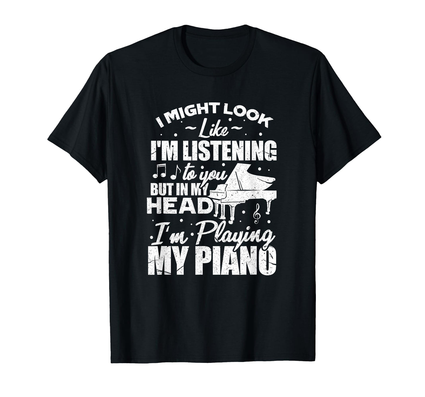 Keyboard Pianist Funny Musician Piano T-Shirt - Fun Novelty Design Unisex - T-Shirt, Sweatshirt, Hoodie