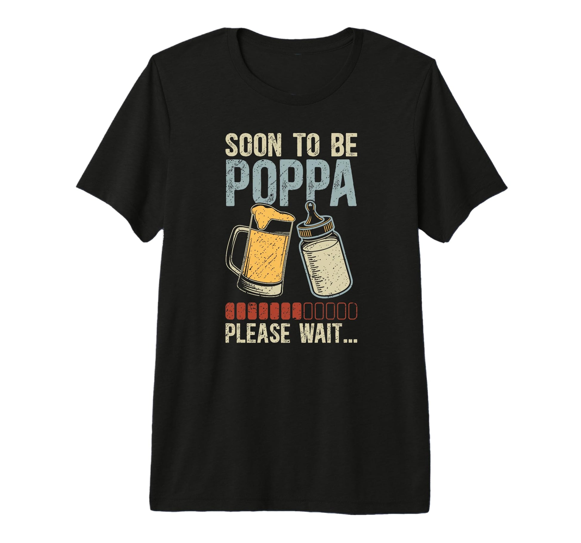 Mens Soon To Be Poppa Promoted To T-Shirt - Unique Graphic for Adults - T-Shirt, Sweatshirt, Hoodie