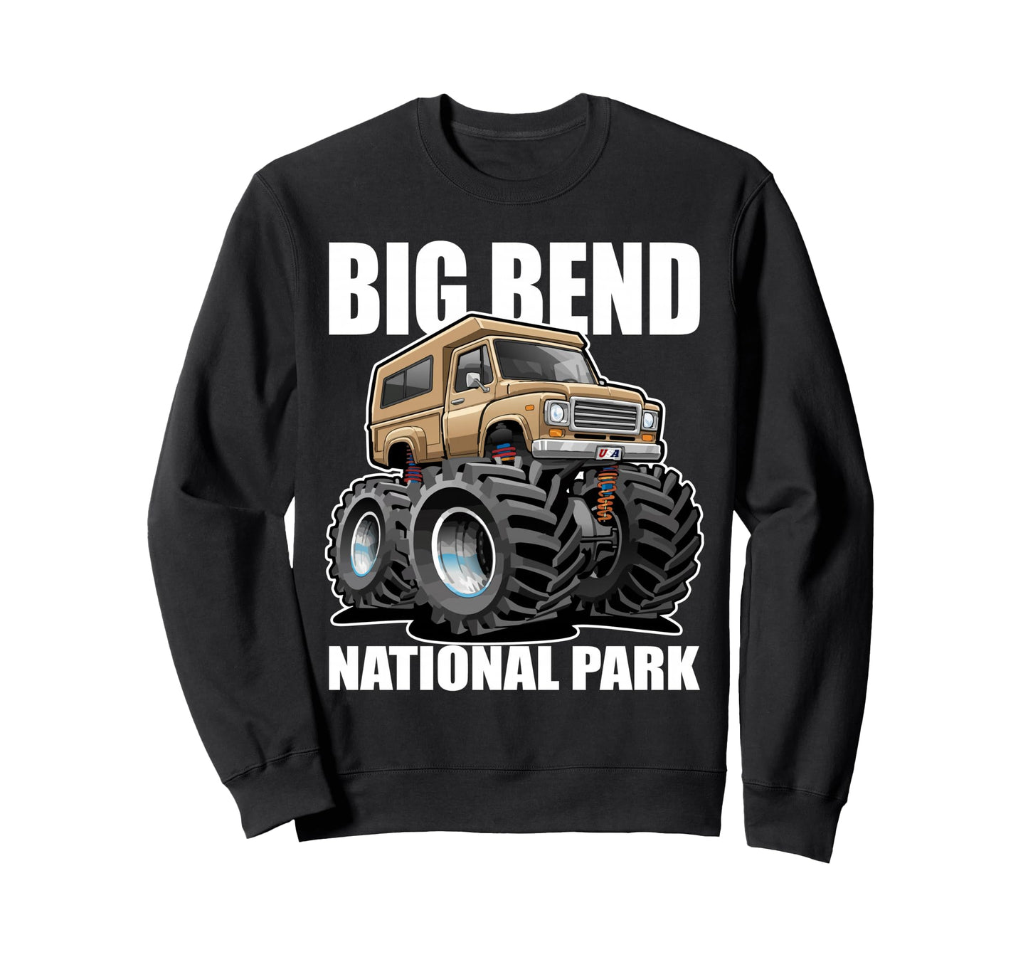 Big Bend National Park Offroad 4X4 Sweatshirt - Minimalist Print Unisex - T-Shirt, Sweatshirt, Hoodie