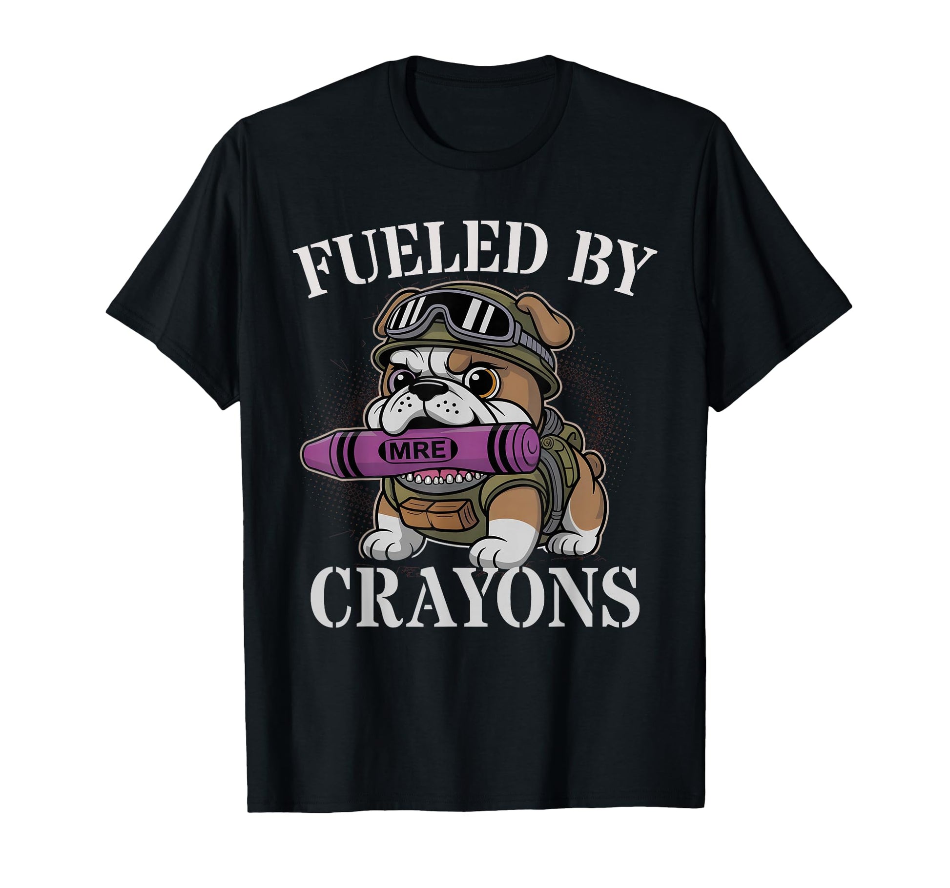 Funny Fueled Crayons Bulldog Corps T-Shirt - Graphic Print Men Women - T-Shirt, Sweatshirt, Hoodie