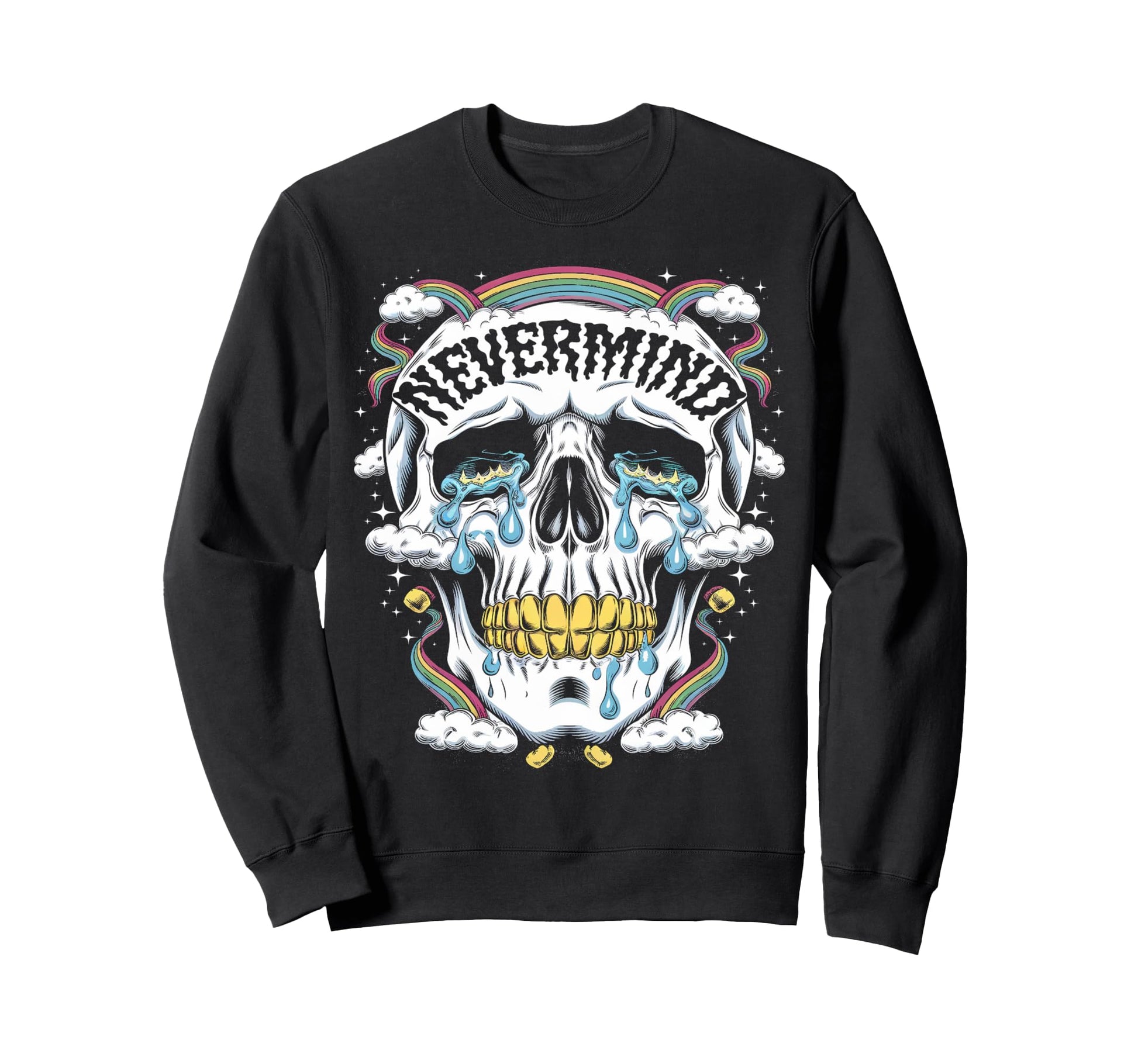 Gothic Mens Womens Tops Skeleton Sweatshirt - Aesthetic Graphic Unisex - T-Shirt, Sweatshirt, Hoodie