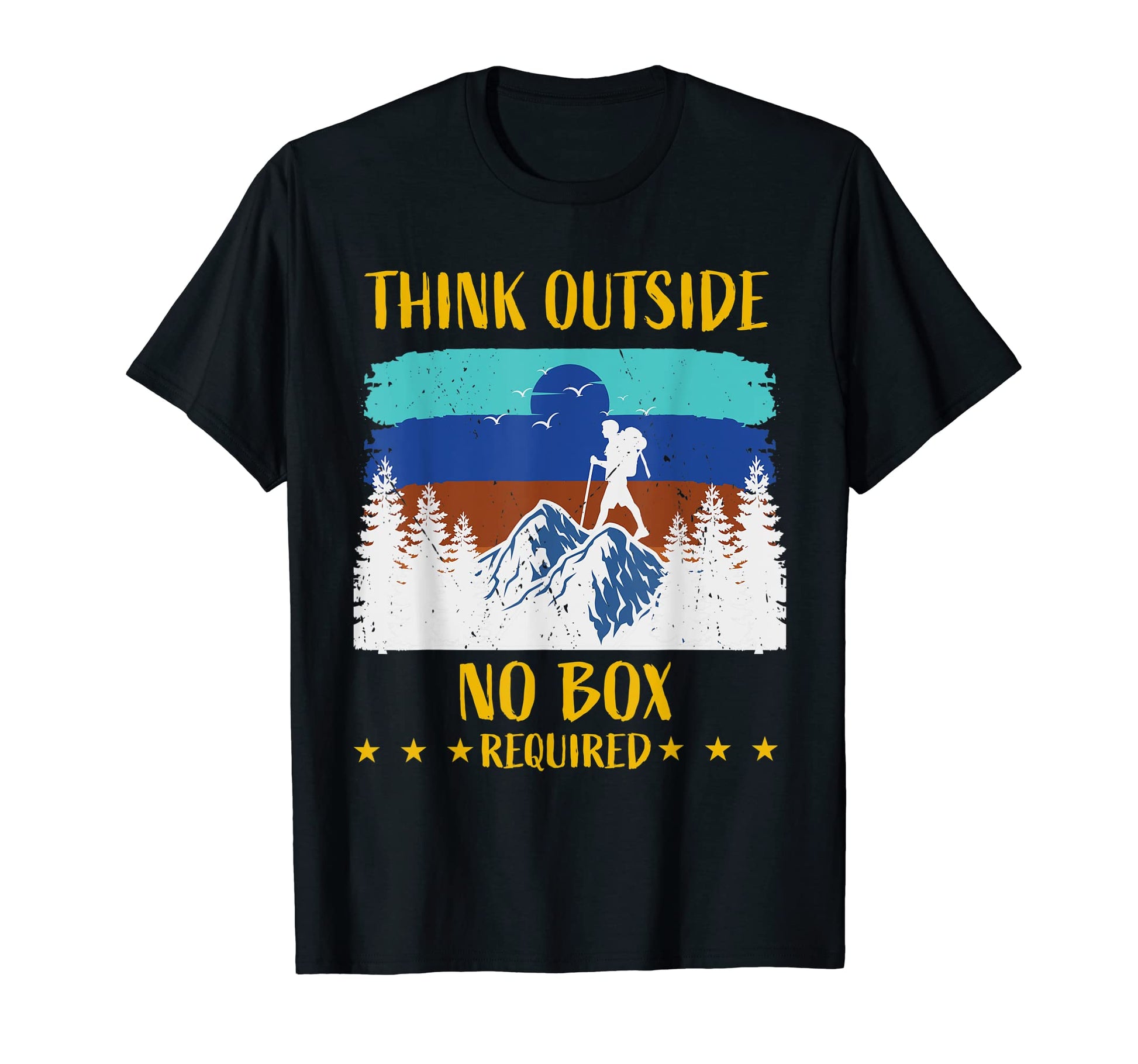 Funny Think Outside Box Outfit T-Shirt - Casual Everyday Wear for Adults - T-Shirt, Sweatshirt, Hoodie