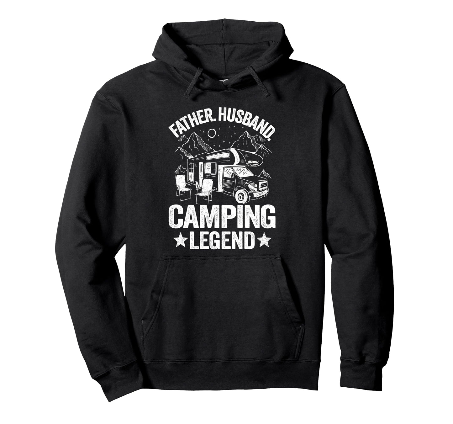 Father Husband Camping Legend Rv Hoodie - Streetwear Style Men Women - T-Shirt, Sweatshirt, Hoodie