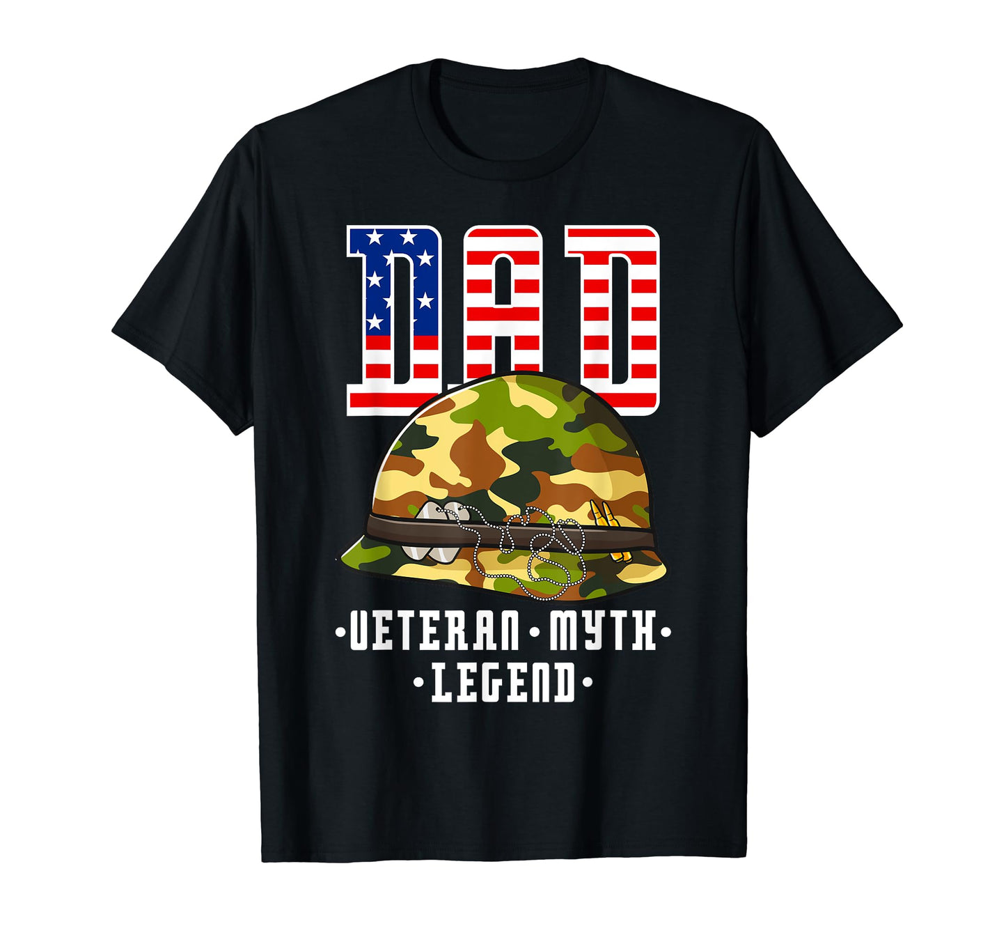 Usa American Flag Dad Veteran Myth T-Shirt - Aesthetic Graphic for Adults - T-Shirt, Sweatshirt, Hoodie