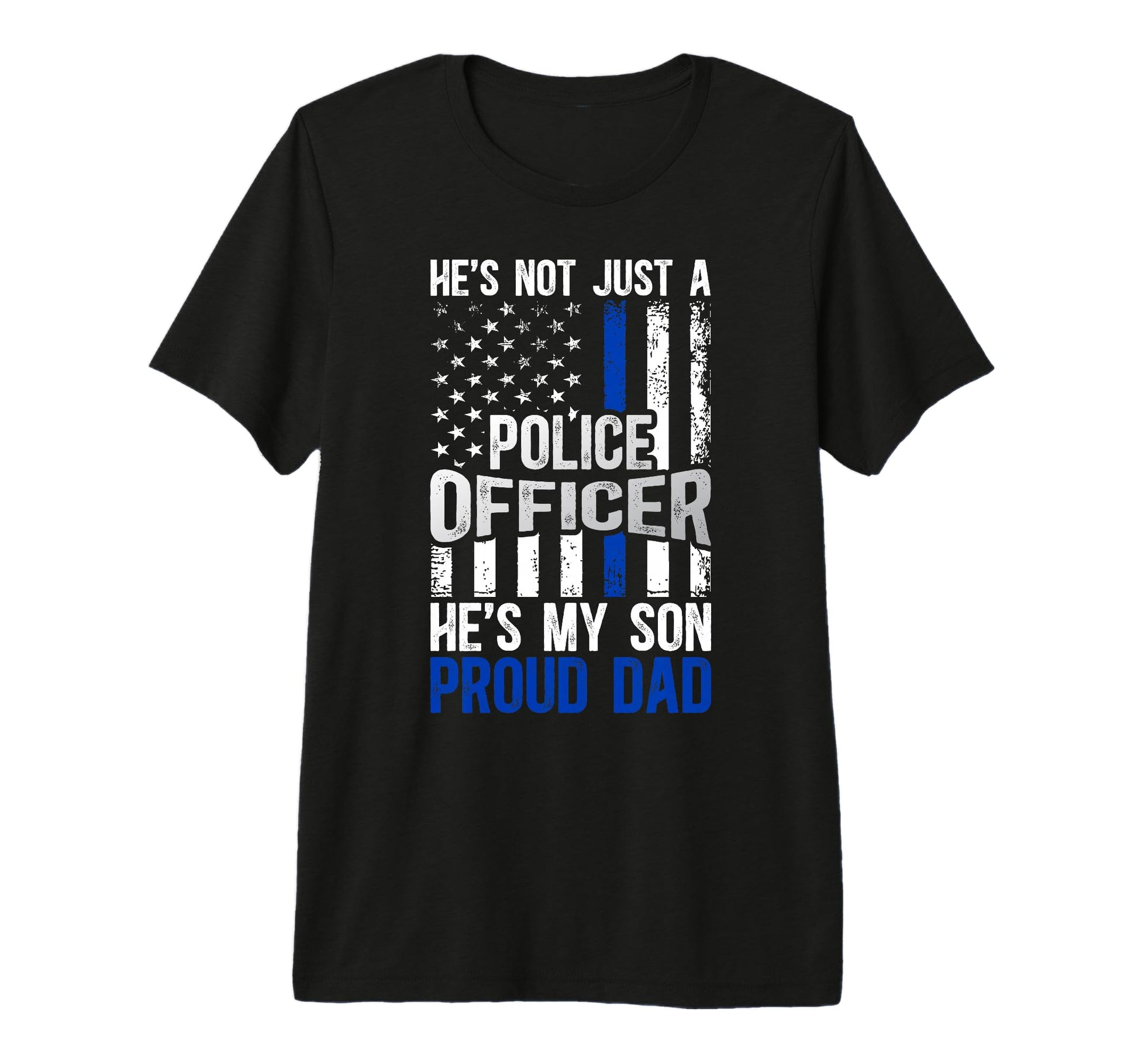 Mens Hes My Son Proud Dad Police T-Shirt - Unique Graphic for Adults - T-Shirt, Sweatshirt, Hoodie
