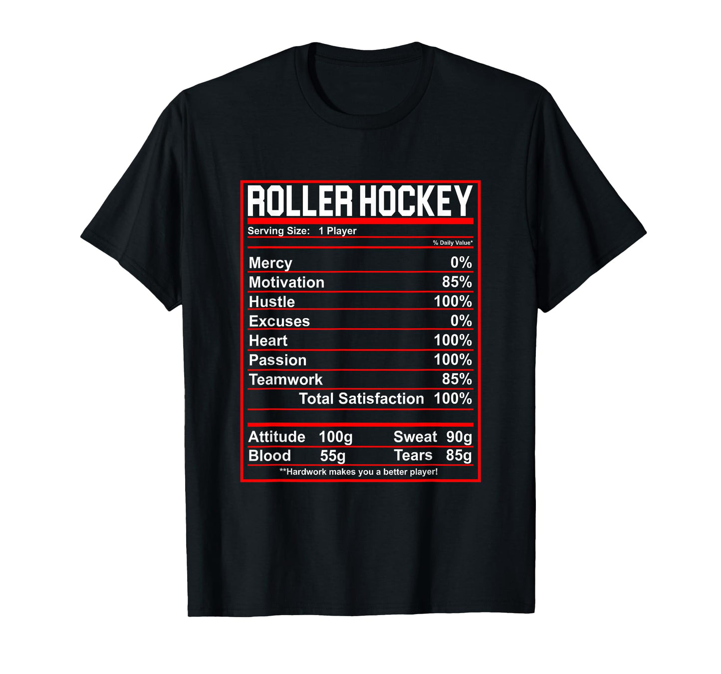 Funny Roller Hockey Player T-Shirt - Minimalist Print for Adults - T-Shirt, Sweatshirt, Hoodie