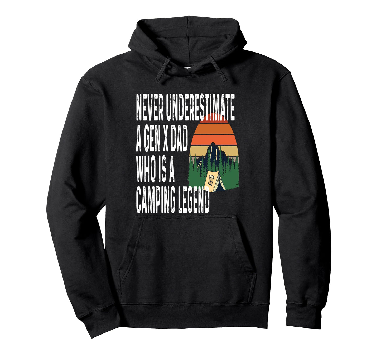 Never Underestimate Gen X Dad Who Hoodie - Casual Everyday Wear Men Women - T-Shirt, Sweatshirt, Hoodie