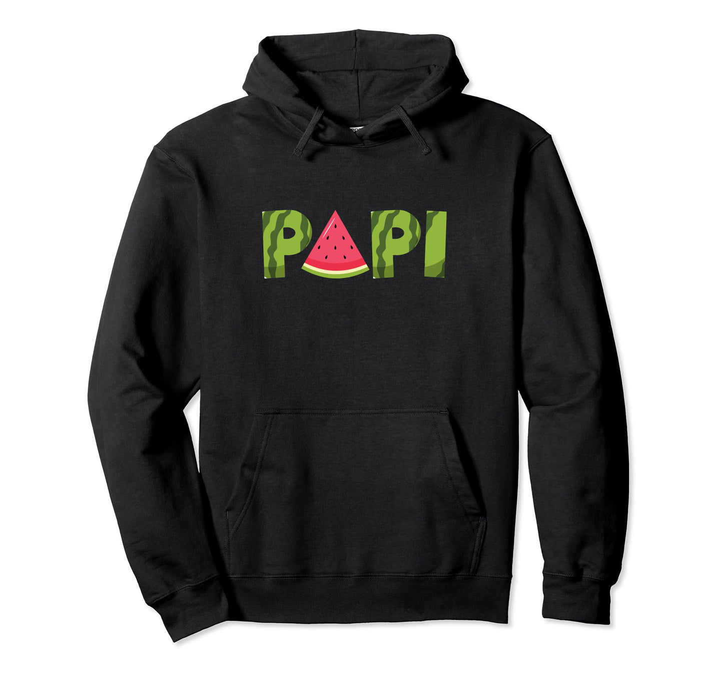 Papi Watermelon Funny Summer Fruit Dad Hoodie - Streetwear Style Men Women - T-Shirt, Sweatshirt, Hoodie