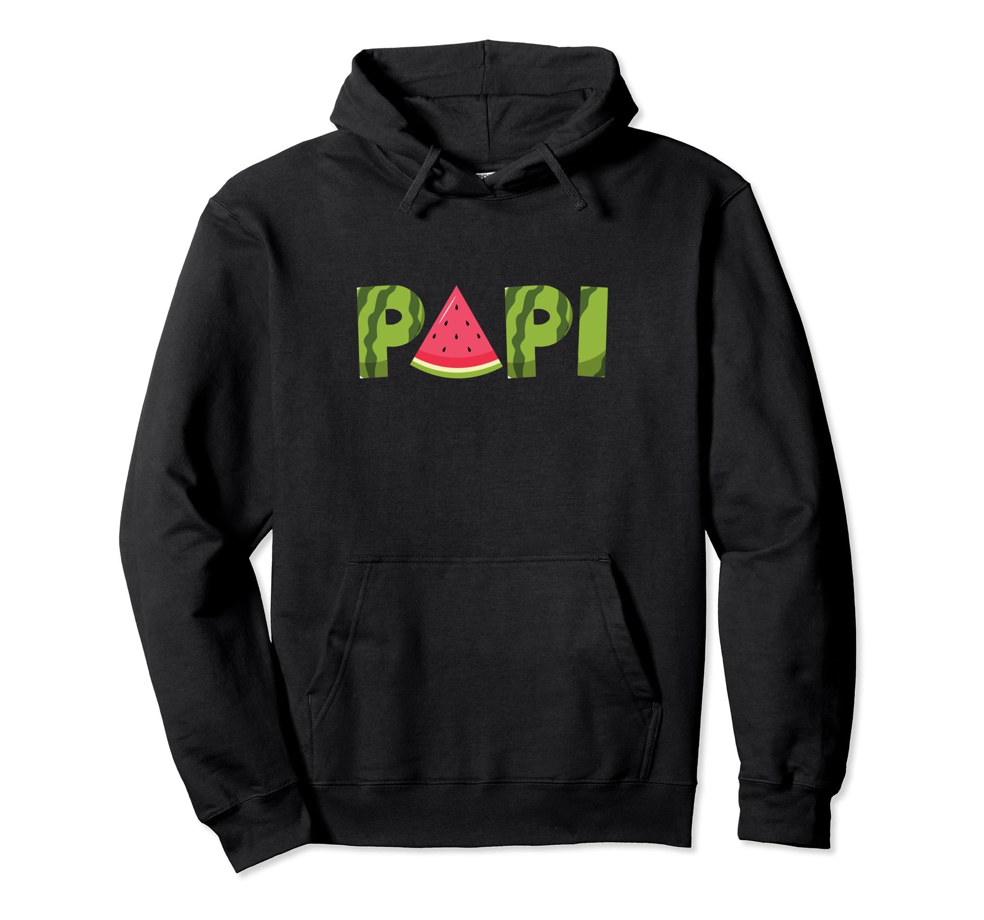 Papi Watermelon Funny Summer Fruit Dad Hoodie - Streetwear Style Men Women - T-Shirt, Sweatshirt, Hoodie