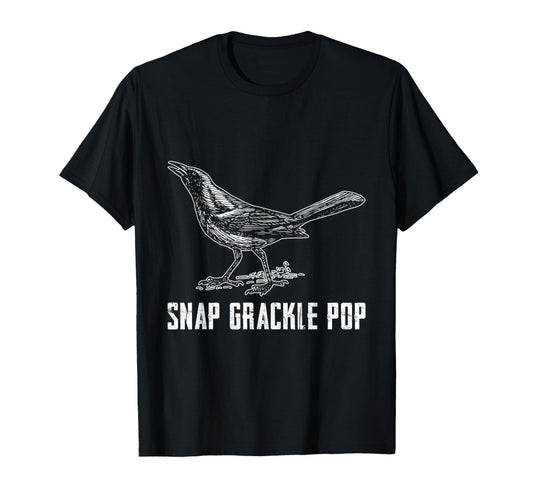 Blackbird Snap Grackle Pop T-Shirt - Aesthetic Graphic for Adults - T-Shirt, Sweatshirt, Hoodie