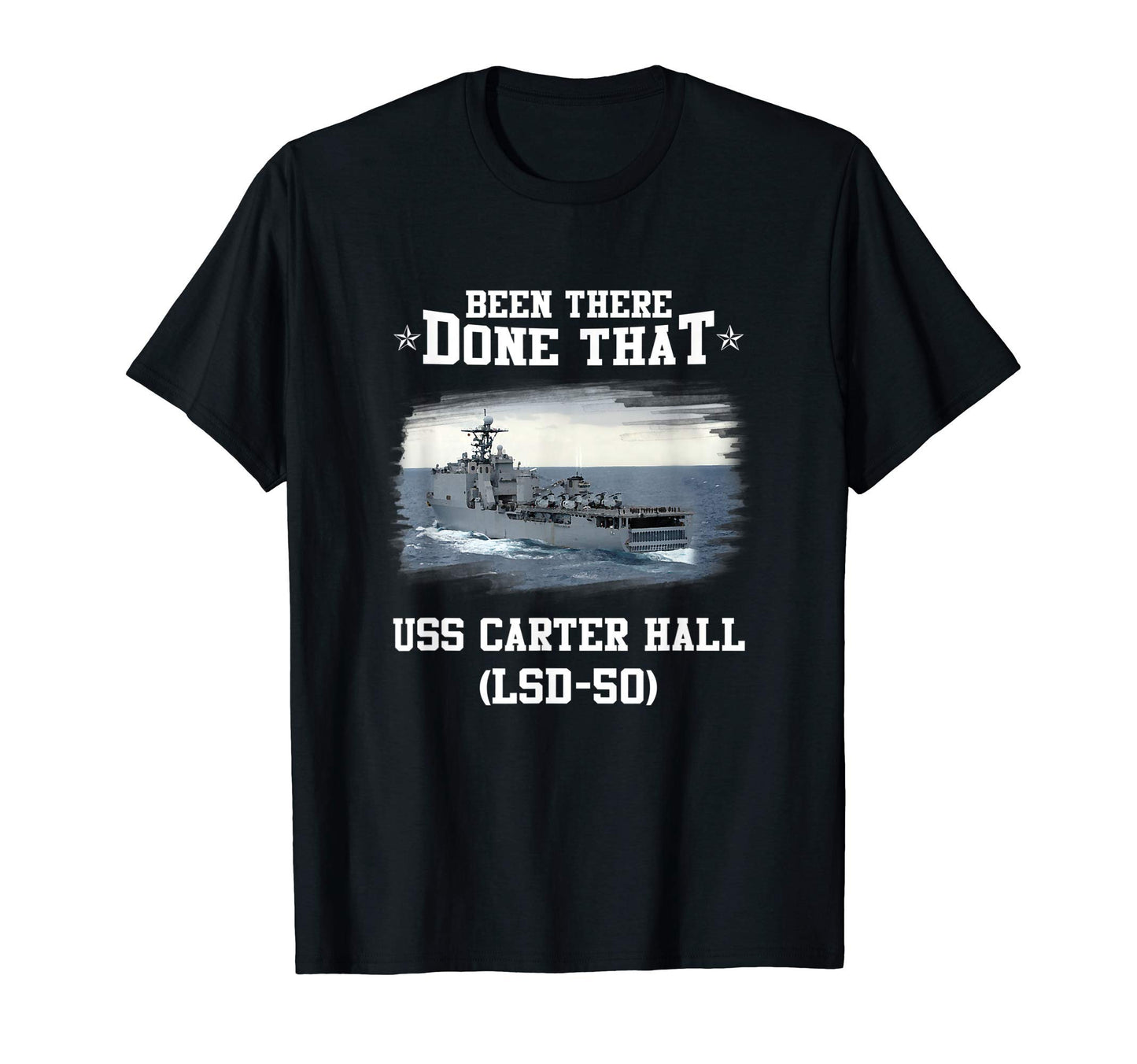 Uss Carter Hall Lsd 50 Veterans Day T-Shirt - Fun Novelty Design Unisex - T-Shirt, Sweatshirt, Hoodie