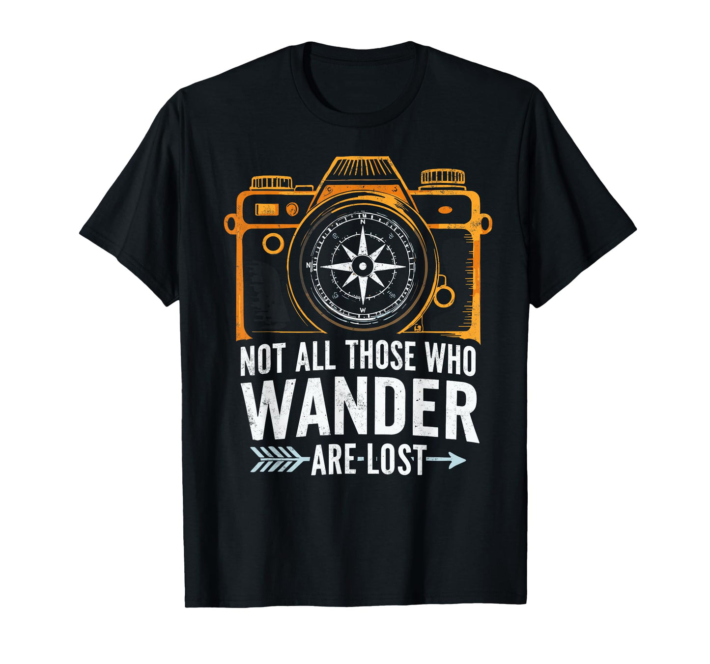 Not All Who Wander Lost Camping T-Shirt - Custom Art Print Men Women - T-Shirt, Sweatshirt, Hoodie
