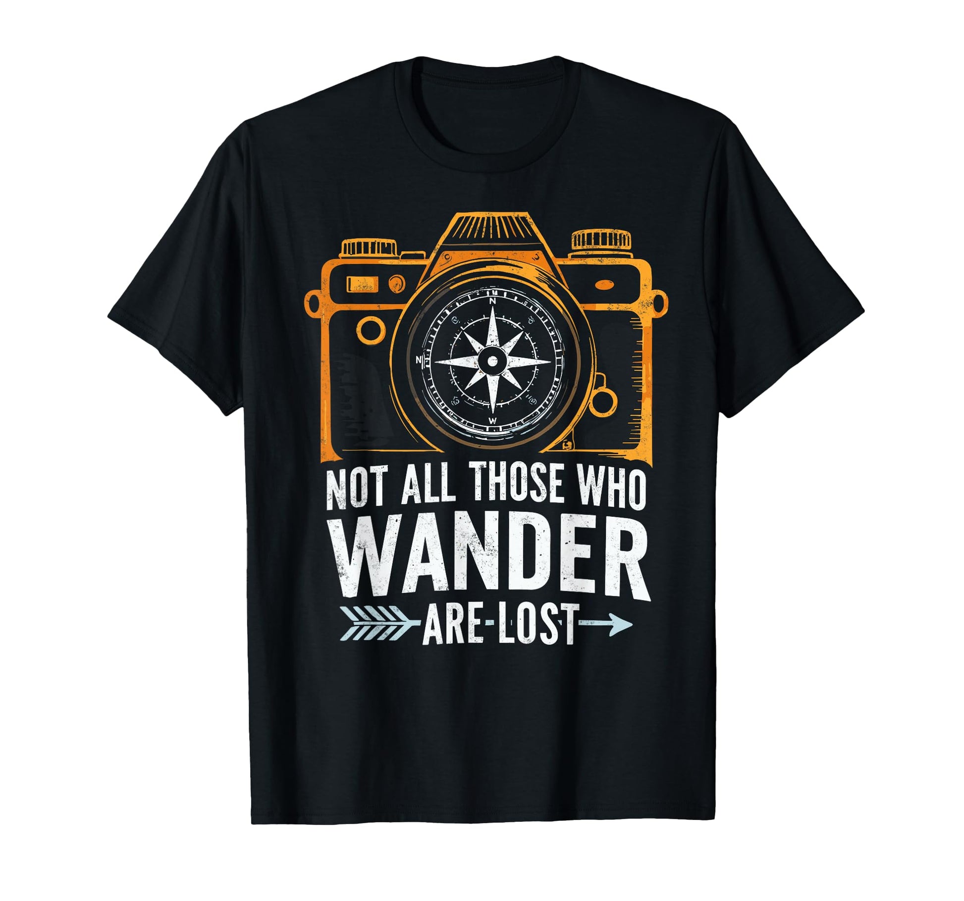 Not All Who Wander Lost Camping T-Shirt - Custom Art Print Men Women - T-Shirt, Sweatshirt, Hoodie