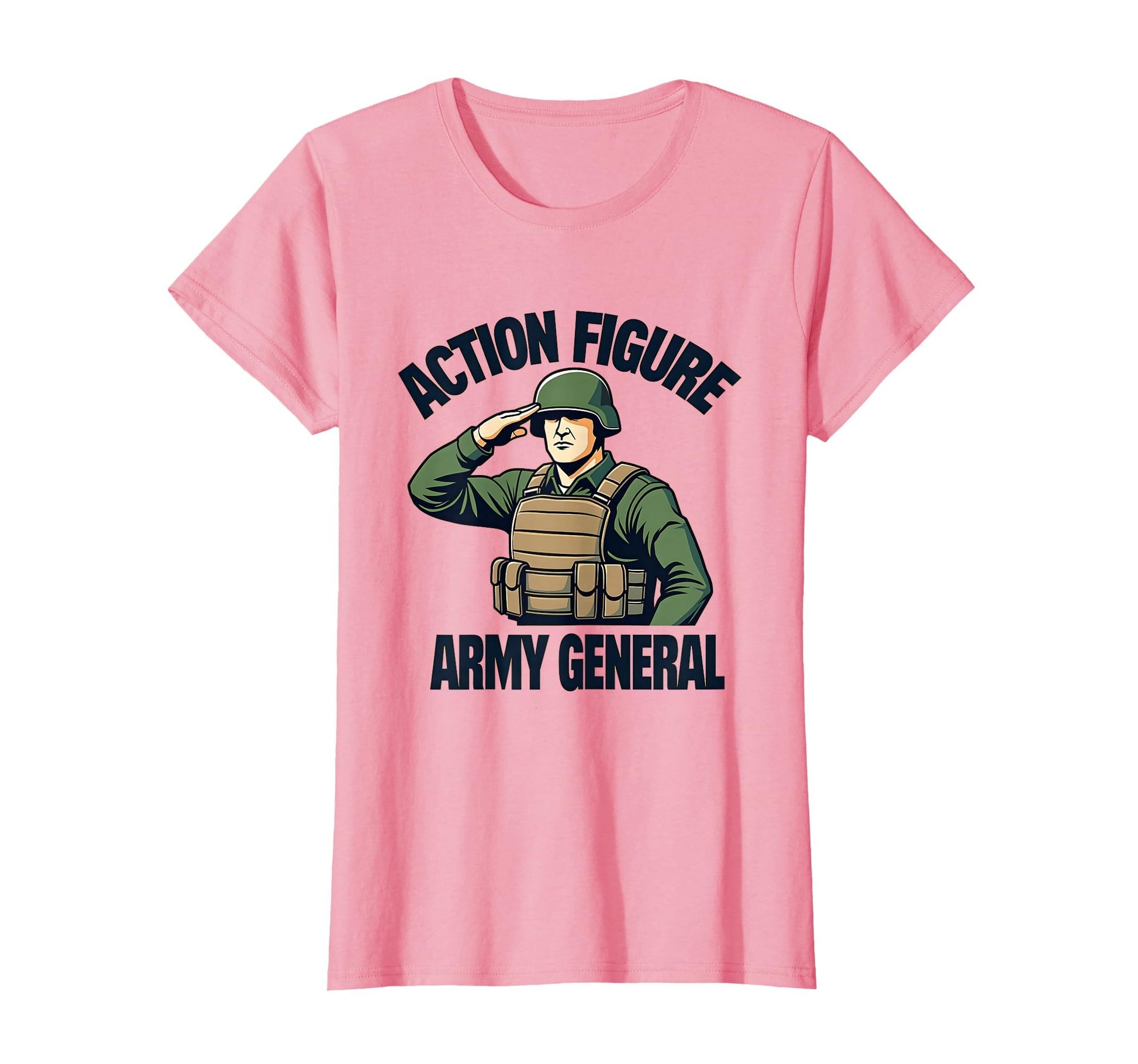 Action Figure Army General Dad T-Shirt - Graphic Print Unisex - T-Shirt, Sweatshirt, Hoodie