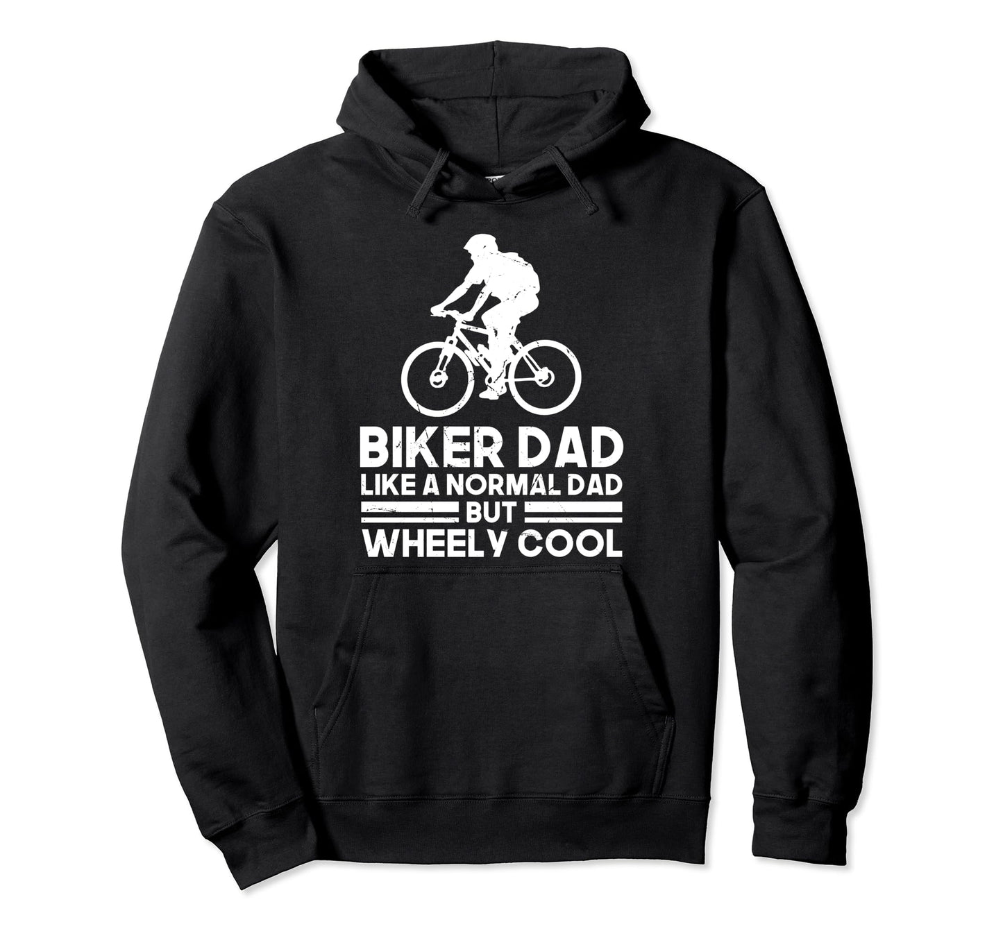 Biker Dad Bike Funny Mtb Funny Fathers Day Hoodie - Minimalist Print Unisex - T-Shirt, Sweatshirt, Hoodie