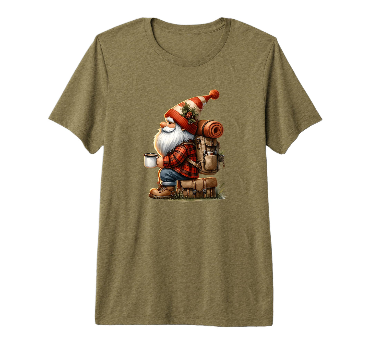 Fall Gnome Hikers Who Have Everything T-Shirt - Custom Art Print Men Women - T-Shirt, Sweatshirt, Hoodie