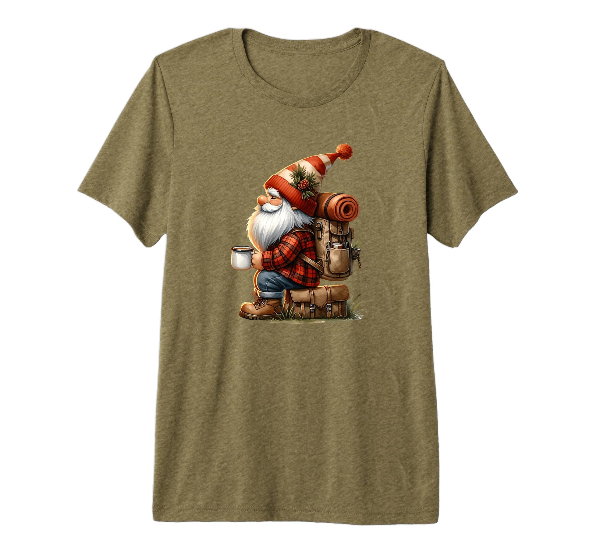 Fall Gnome Hikers Who Have Everything T-Shirt - Custom Art Print Men Women - T-Shirt, Sweatshirt, Hoodie
