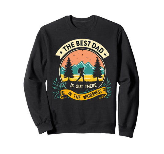 Campfire Adventure Best Dad Nature Sweatshirt - Novelty Apparel Men Women - T-Shirt, Sweatshirt, Hoodie