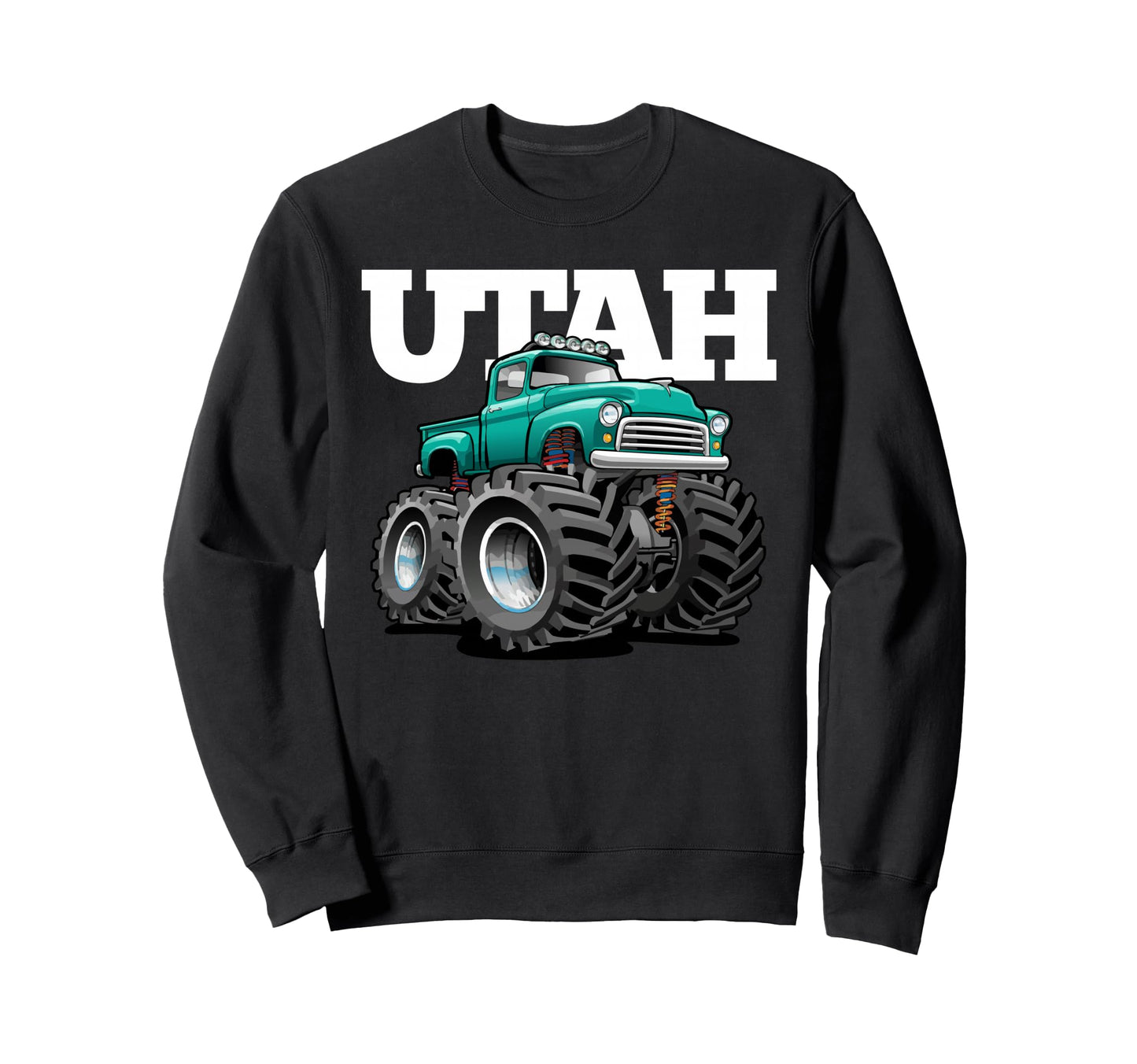 Utah Offroad 4X4 Pick Up Truck Sweatshirt - Minimalist Print for Adults - T-Shirt, Sweatshirt, Hoodie