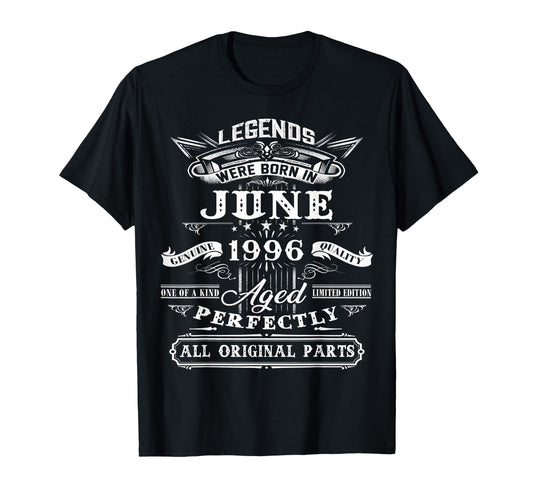30Th Birthday Gift Legend Born June T-Shirt - Aesthetic Graphic Unisex - T-Shirt, Sweatshirt, Hoodie