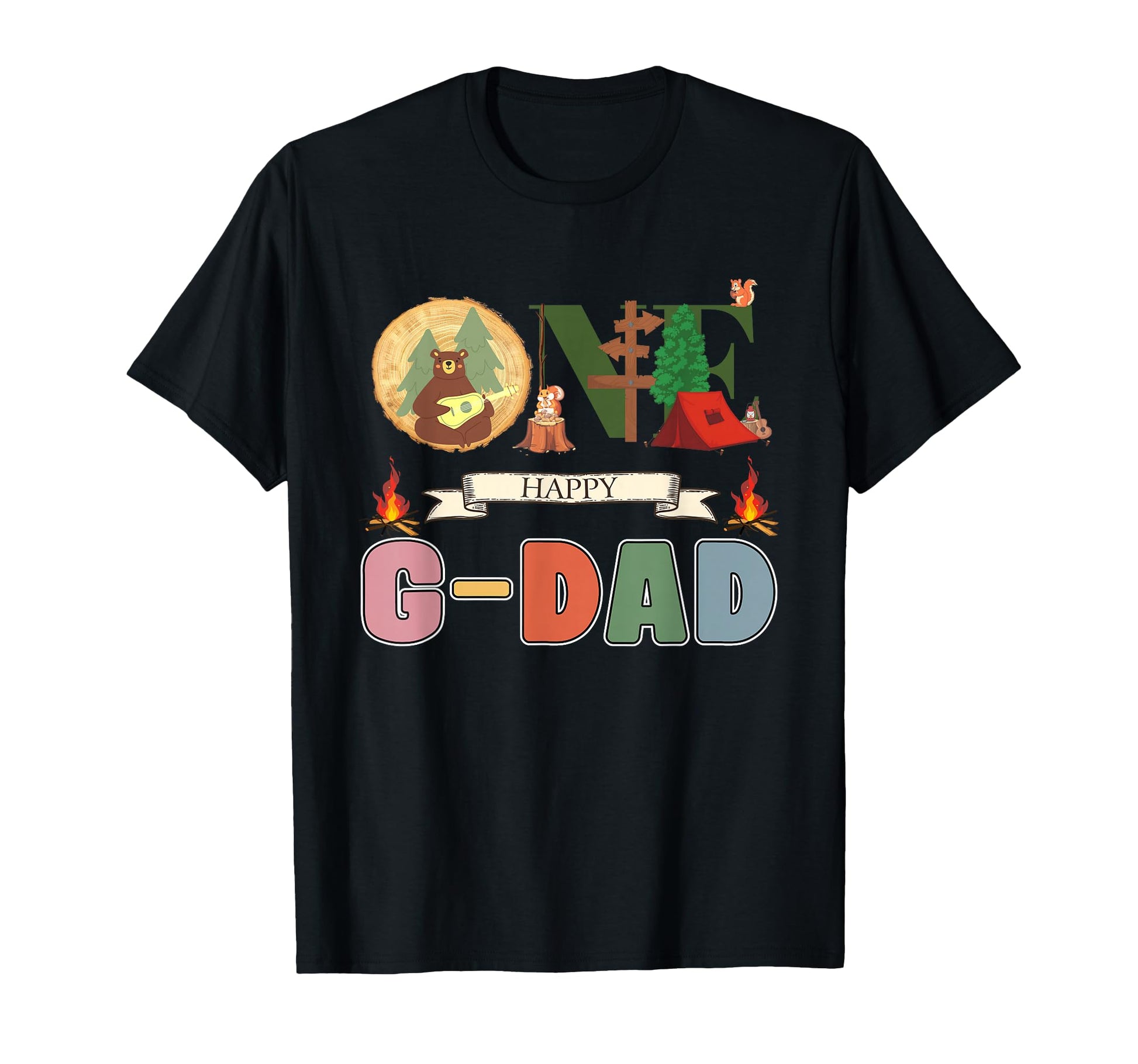 One Happy G Dad Camper 1St Birthday T-Shirt - Streetwear Style for Adults - T-Shirt, Sweatshirt, Hoodie