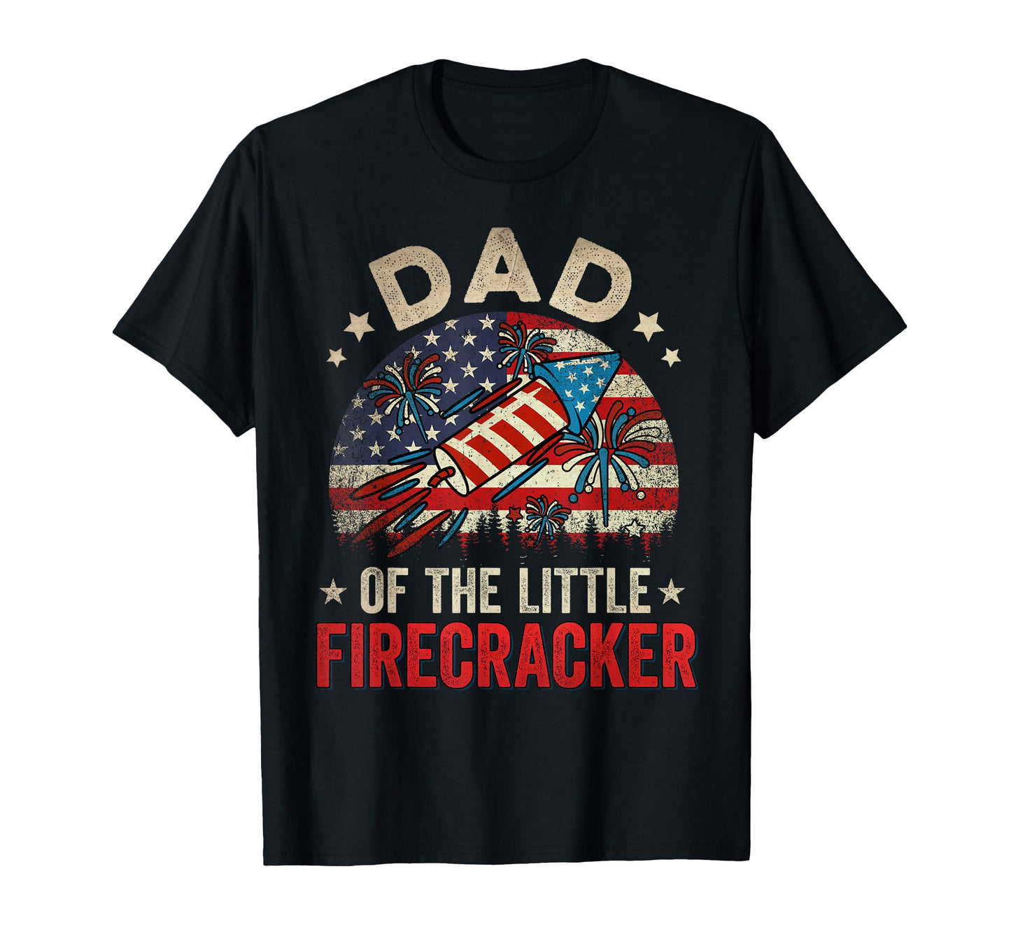 4Th July Birthday Dad Daddy Little T-Shirt - Custom Art Print Unisex - T-Shirt, Sweatshirt, Hoodie