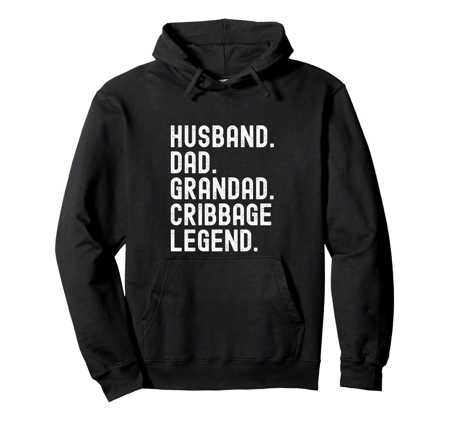 Husband Dad Grandad Cribbage Legend Hoodie - Aesthetic Graphic for Adults - T-Shirt, Sweatshirt, Hoodie