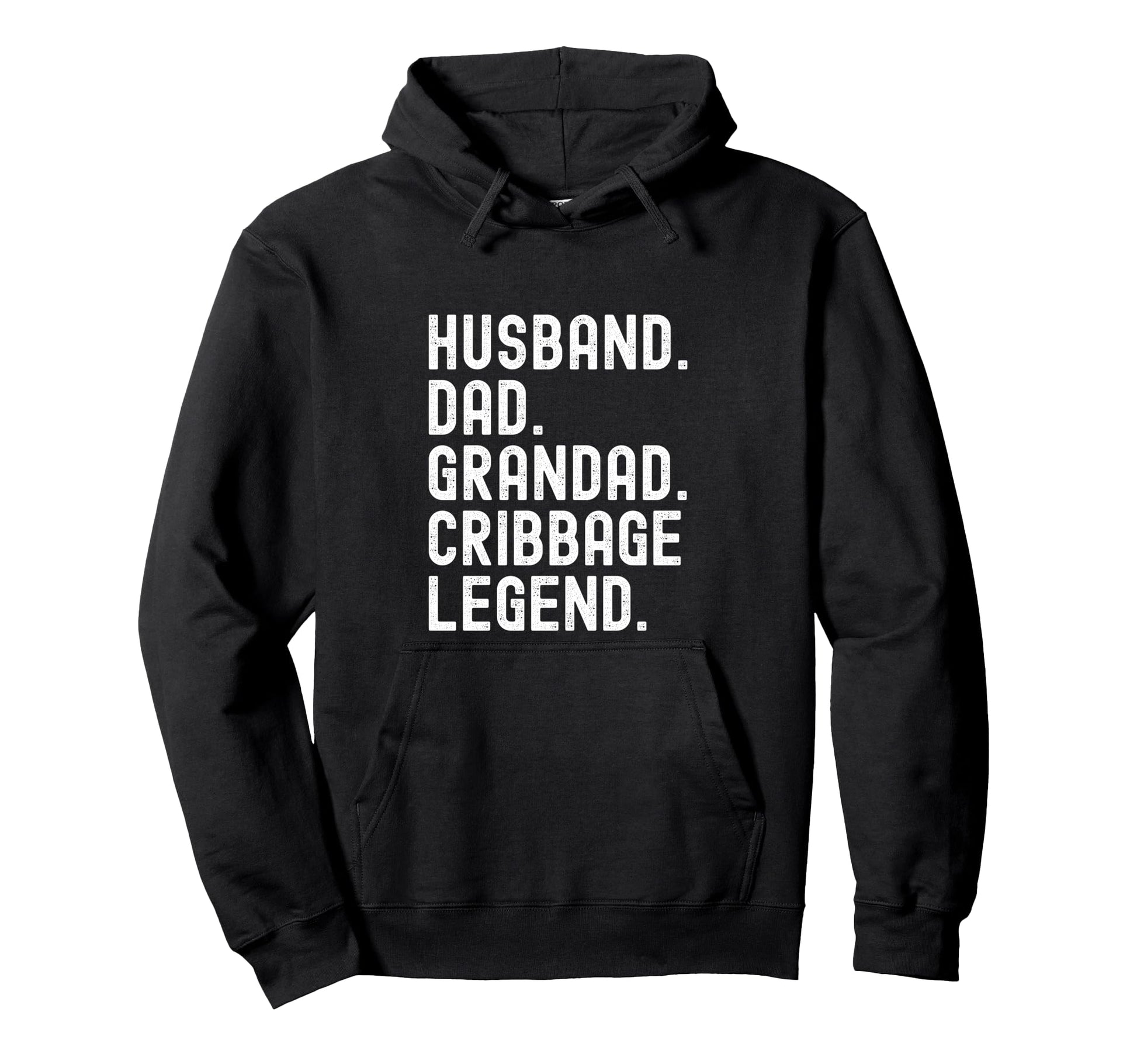 Husband Dad Grandad Cribbage Legend Hoodie - Aesthetic Graphic for Adults - T-Shirt, Sweatshirt, Hoodie