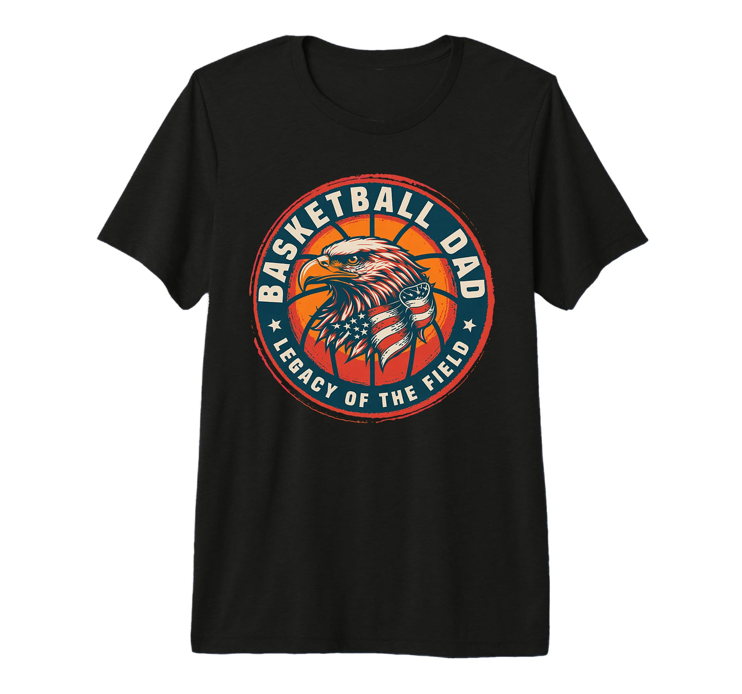 Basketball Fathers Day Legacy Field T-Shirt - Trendy Graphic Men Women - T-Shirt, Sweatshirt, Hoodie