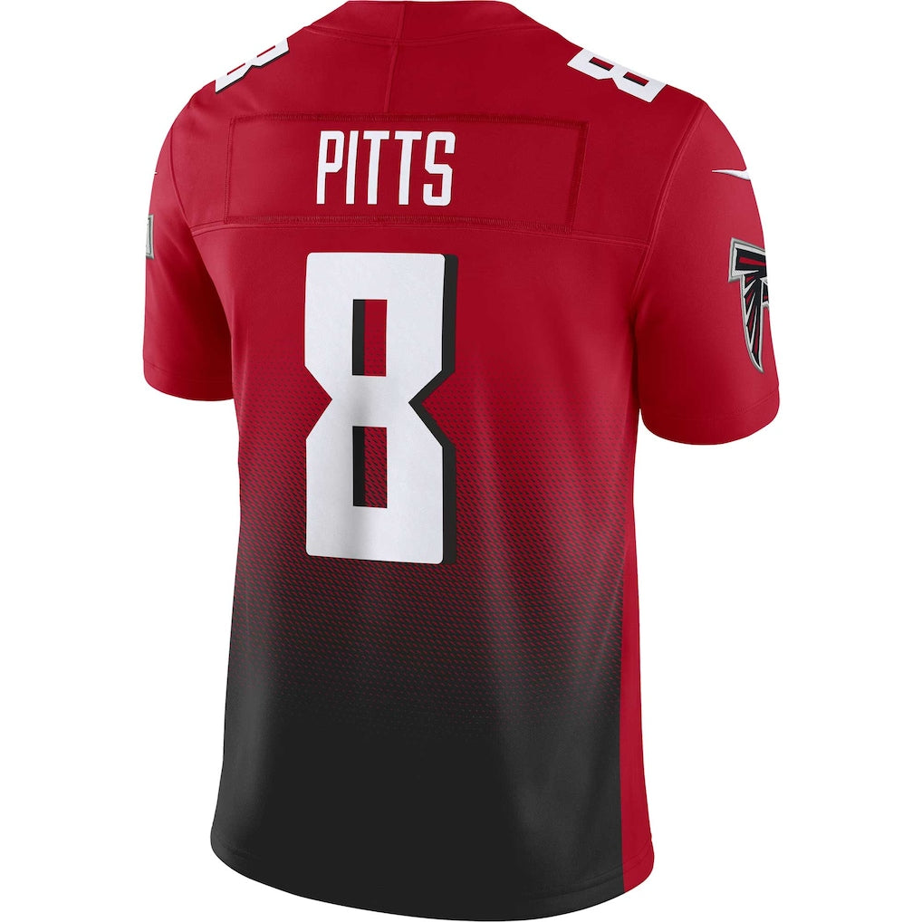 A.Falcons #8 Kyle Pitts Sr. Red Vapor F.U.S.E. Limited Jersey football jersey product view 1