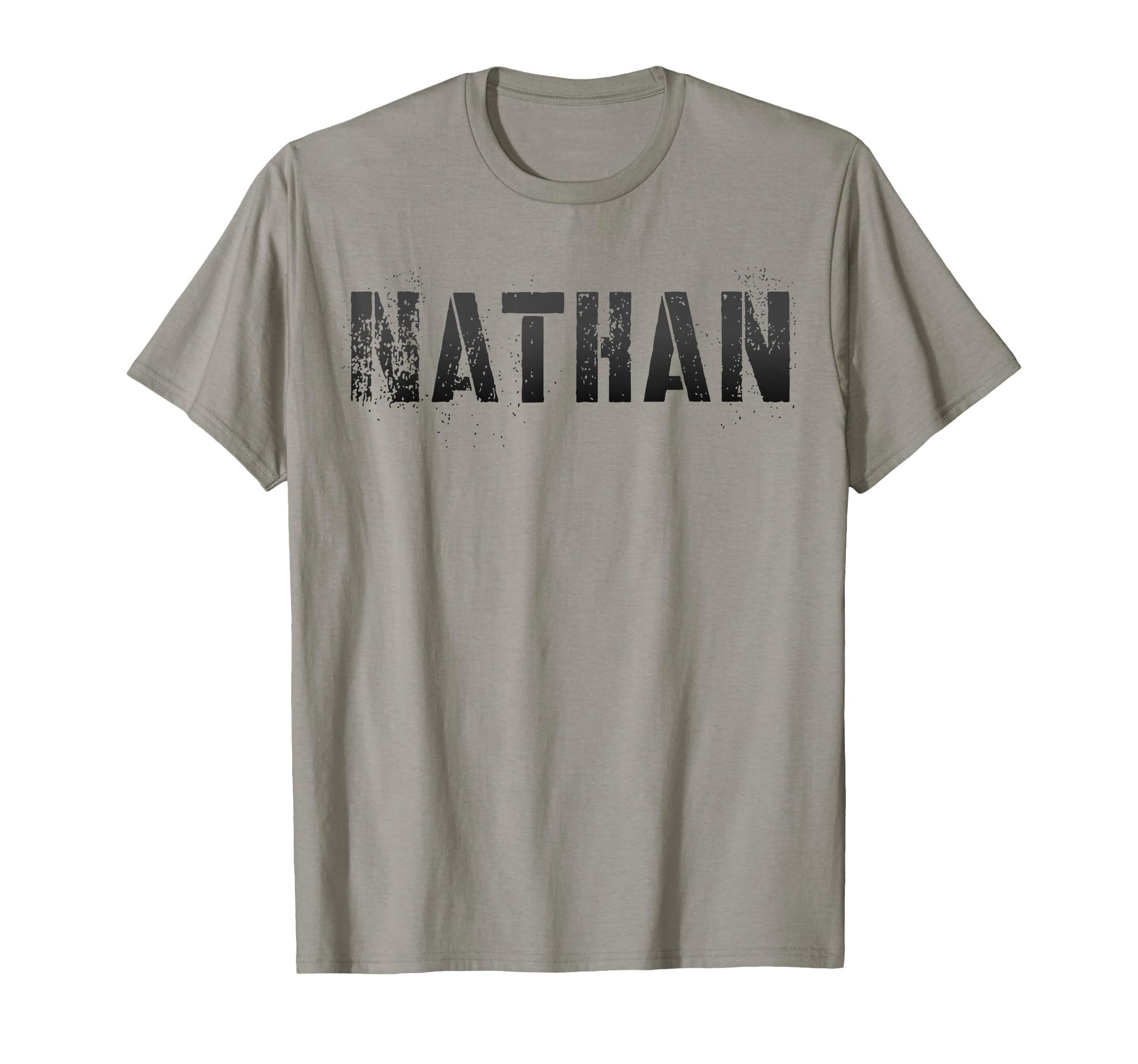First Name Nathan Military Personalized T-Shirt - Custom Art Print Unisex - T-Shirt, Sweatshirt, Hoodie