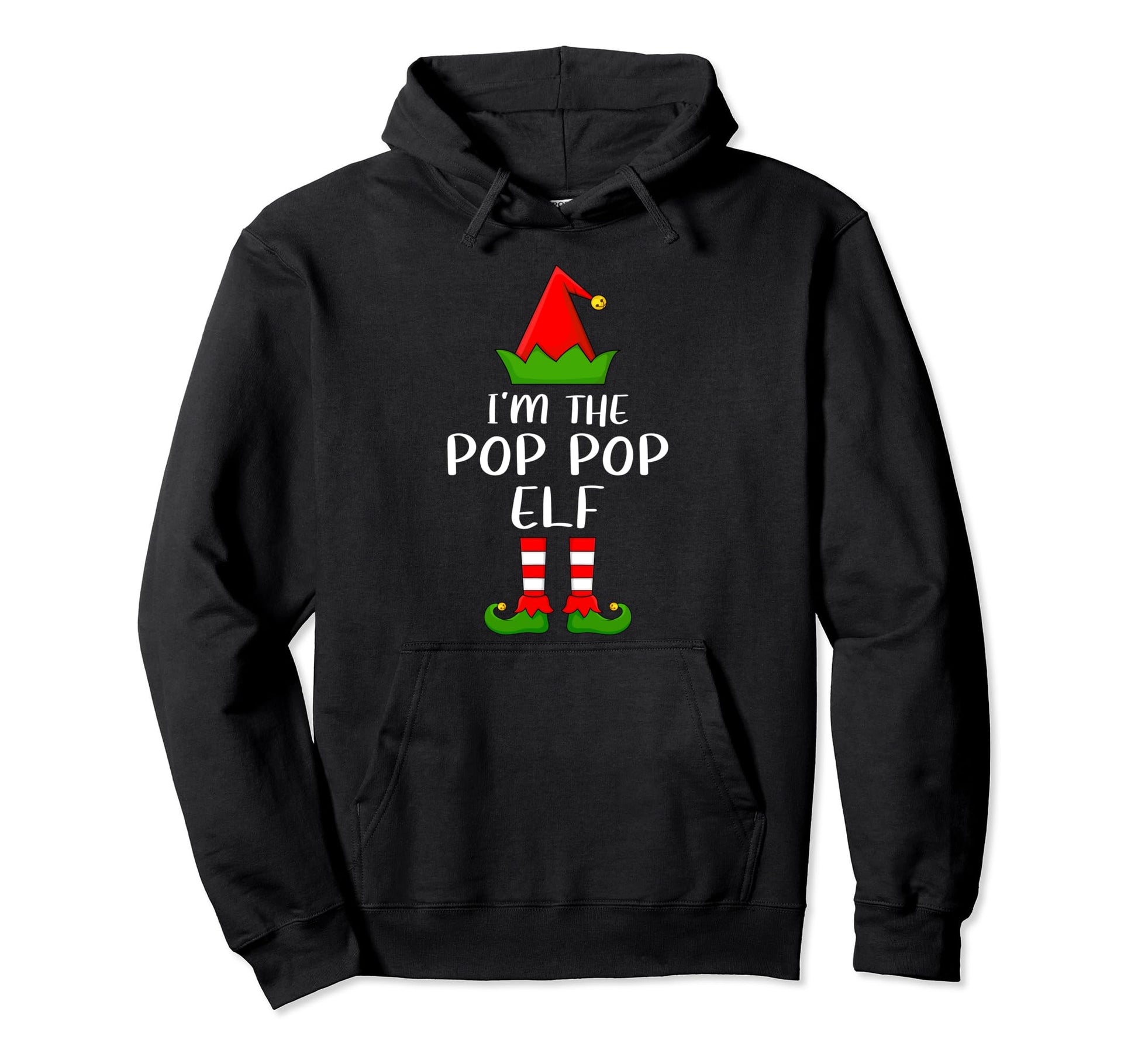 Matching Family Group Im Pop Pop Elf Hoodie - Aesthetic Graphic Men Women - T-Shirt, Sweatshirt, Hoodie