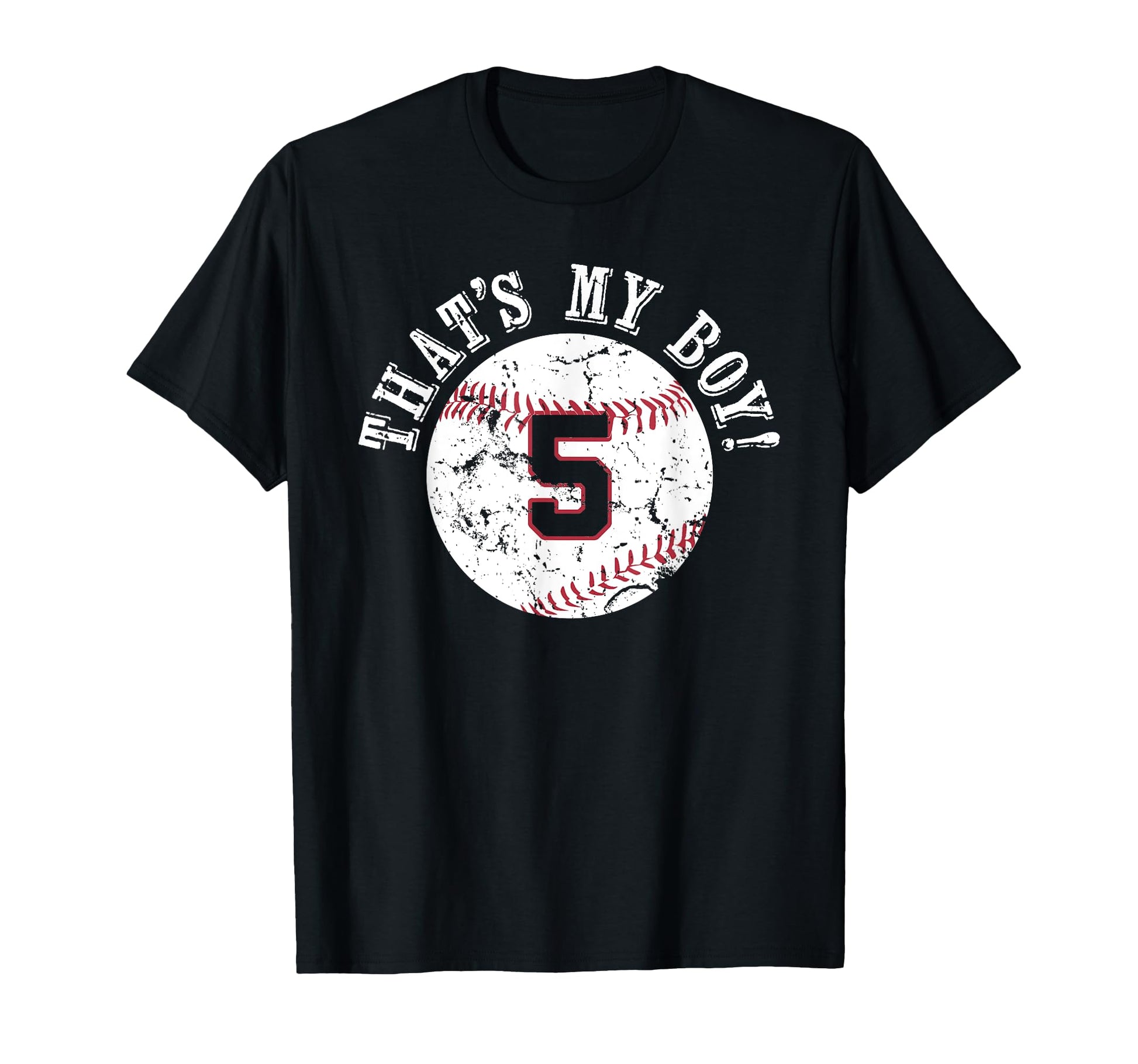 Unique Thats My 5 Baseball Player Mom T-Shirt - Streetwear Style Men Women - T-Shirt, Sweatshirt, Hoodie