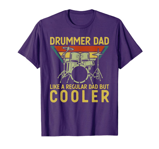Best Drummer Dad Art Father Music Drums T-Shirt - Aesthetic Graphic Unisex - T-Shirt, Sweatshirt, Hoodie