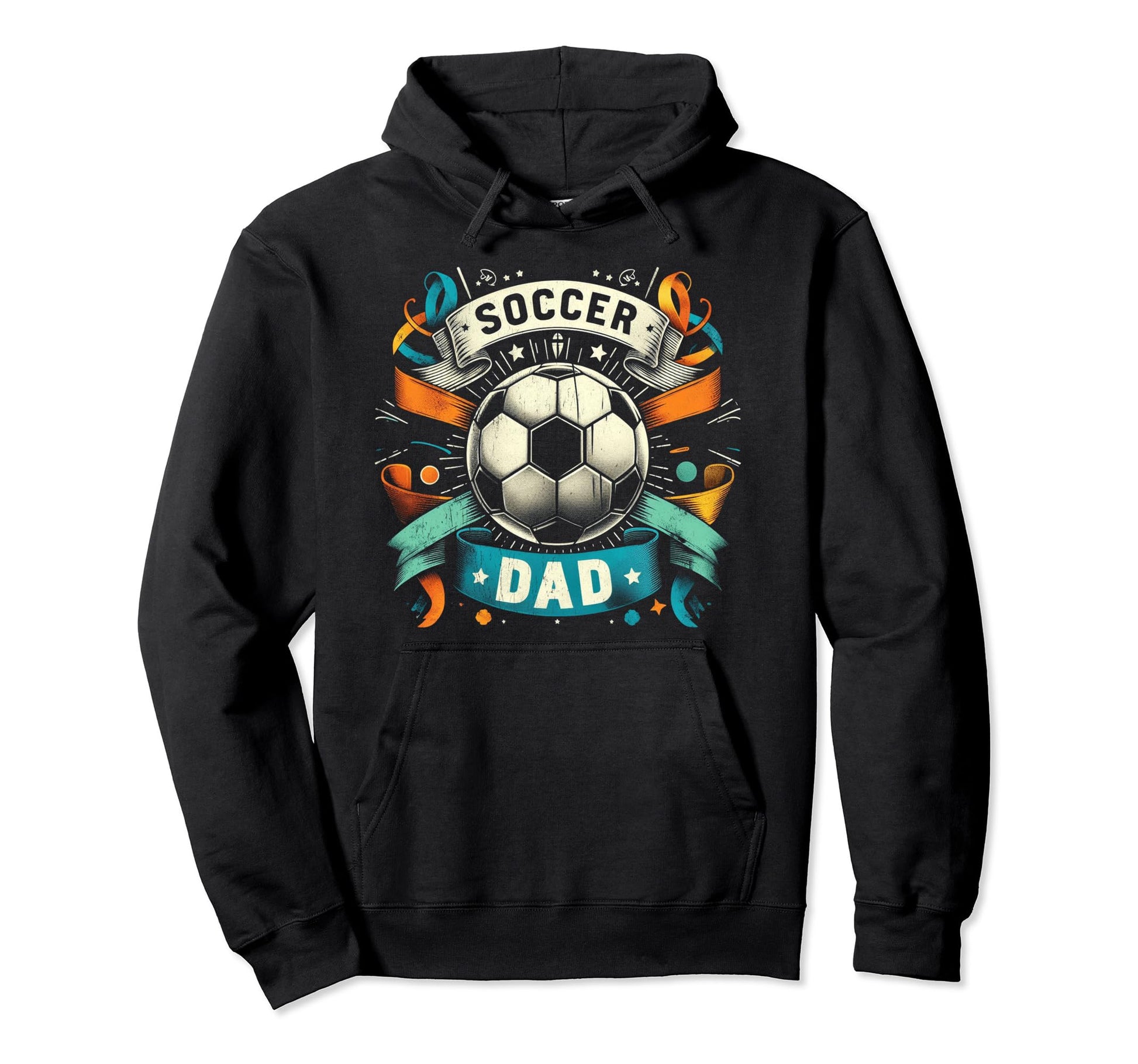 Soccer Dad Family Matching Dad Fathers Day Hoodie - Graphic Print Unisex - T-Shirt, Sweatshirt, Hoodie