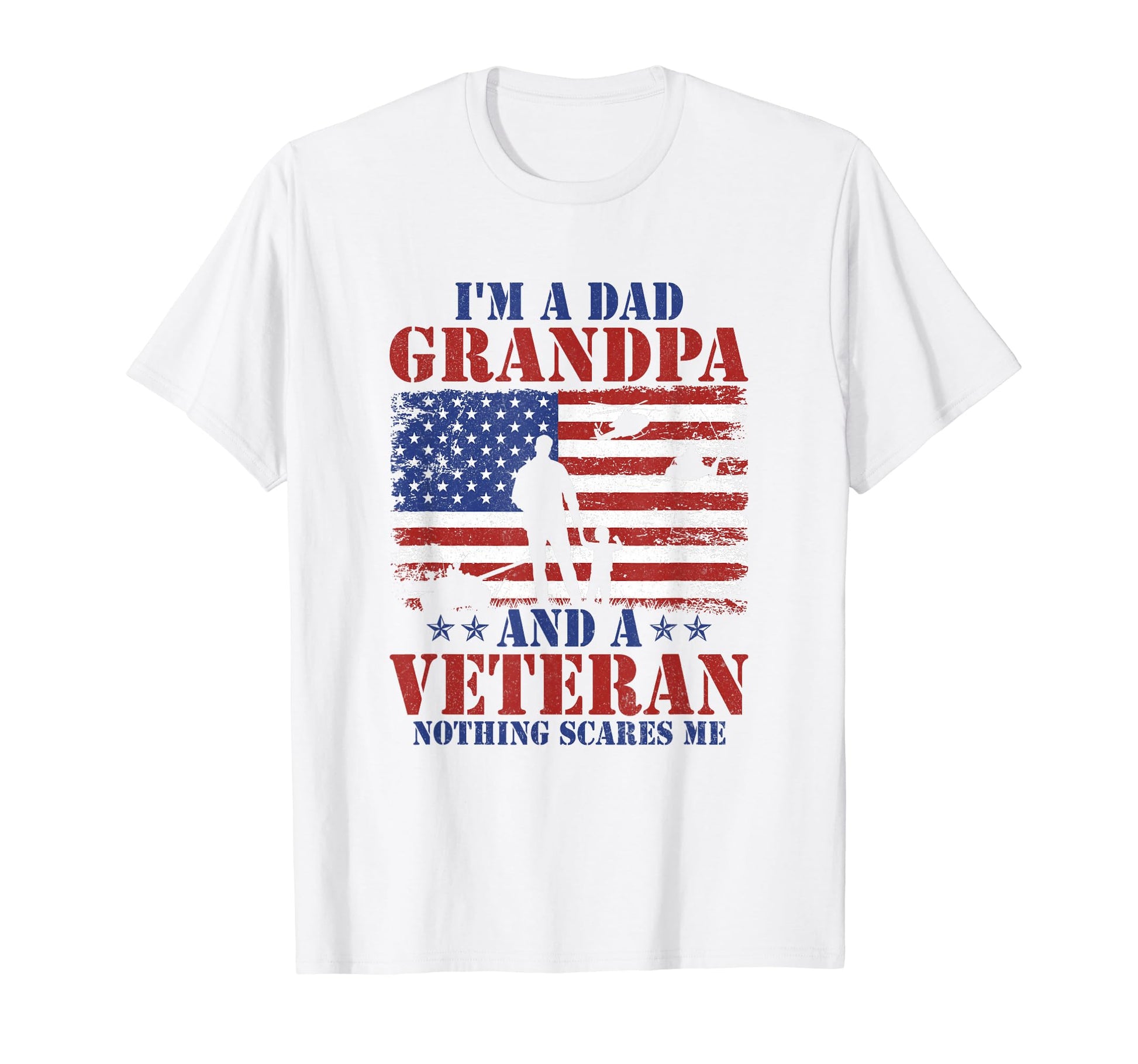 Mens Im Dad Grandpa And Veteran T-Shirt - Novelty Apparel for Adults - T-Shirt, Sweatshirt, Hoodie