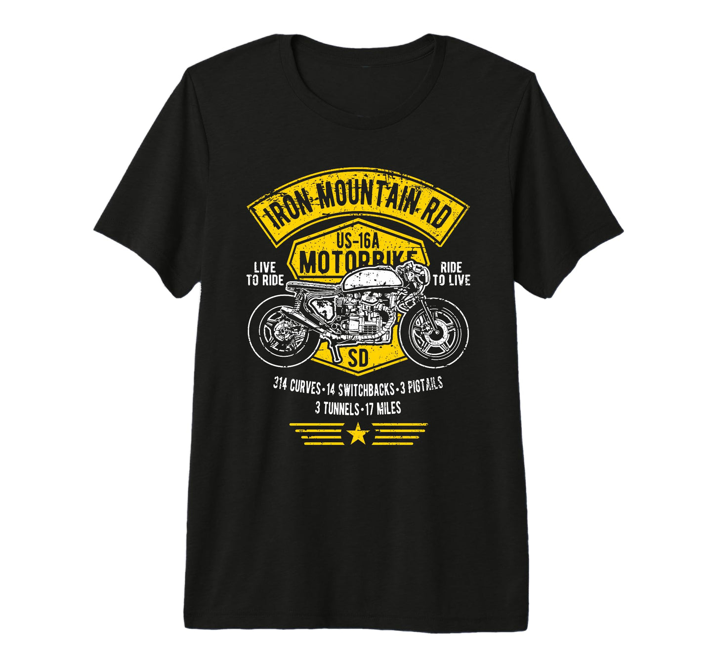 Iron Mountain Road Us 16A South T-Shirt - Casual Everyday Wear Unisex - T-Shirt, Sweatshirt, Hoodie