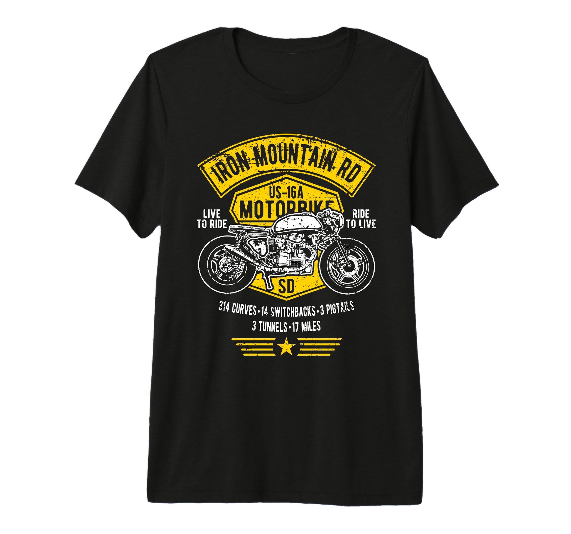 Iron Mountain Road Us 16A South T-Shirt - Casual Everyday Wear Unisex - T-Shirt, Sweatshirt, Hoodie