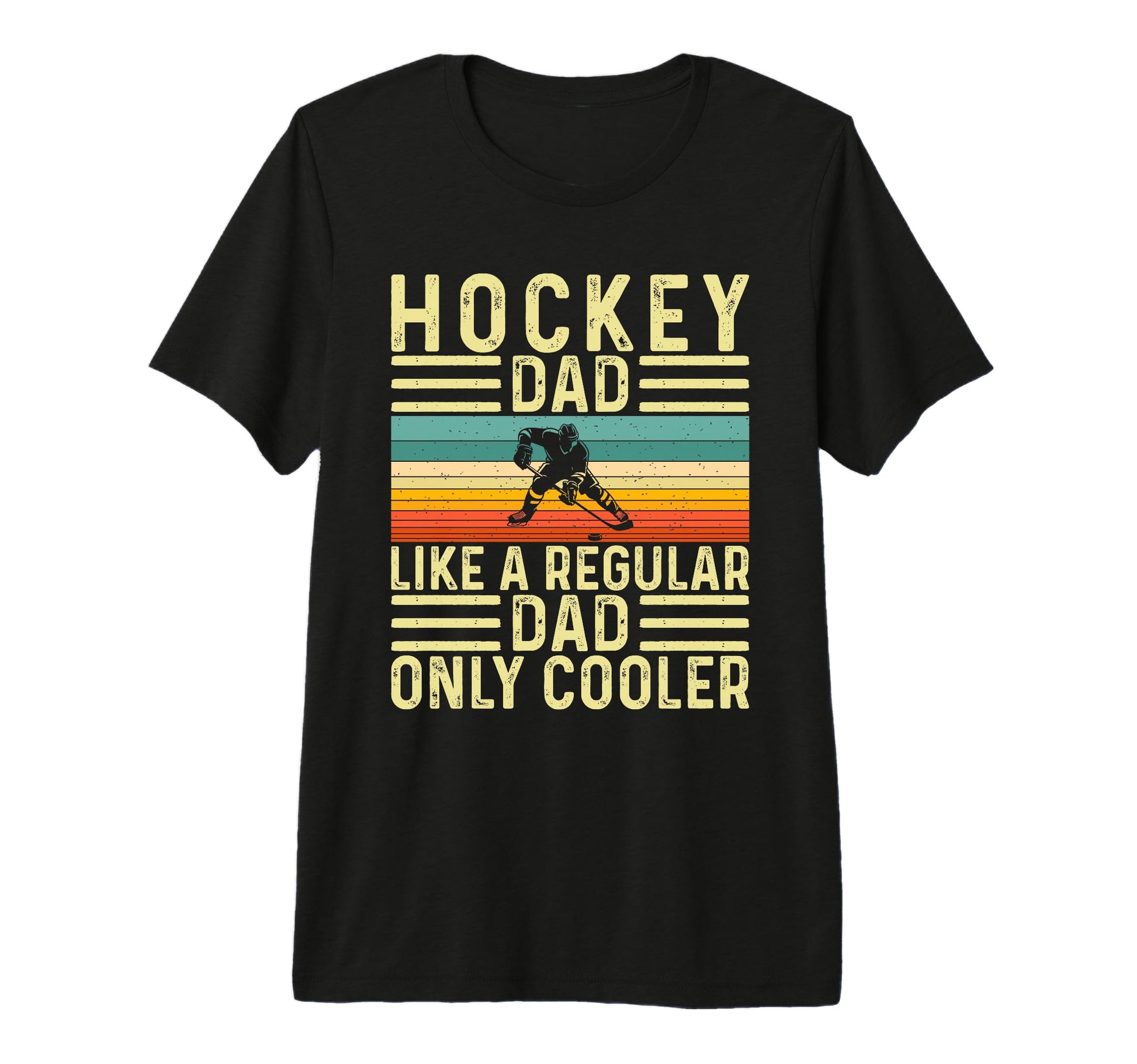 Mens Hockey Dad Like Normal Dad T-Shirt - Fun Novelty Design for Adults - T-Shirt, Sweatshirt, Hoodie