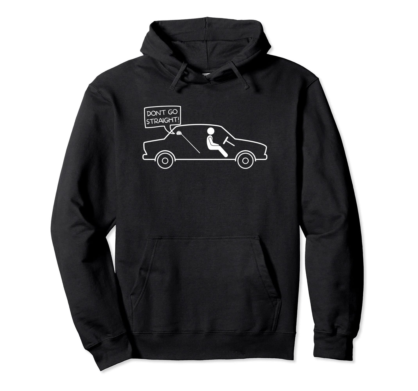 Backseat Driver Funny Dad Joke Golf Pun Hoodie - Trendy Graphic for Adults - T-Shirt, Sweatshirt, Hoodie