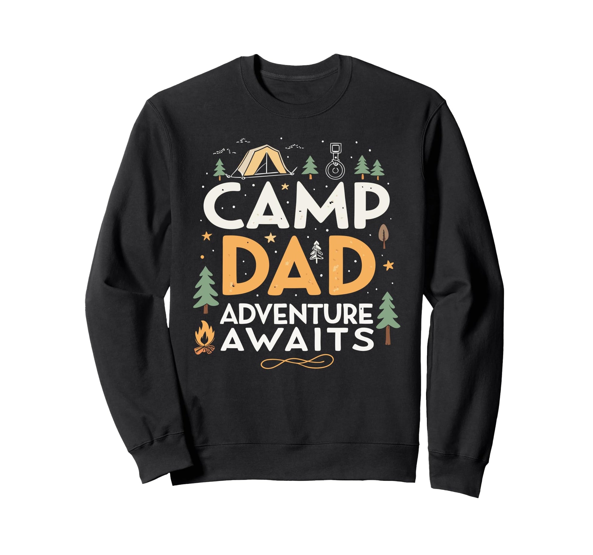 Fathers Day Camping Outdoorsy Dads Hoodie - Streetwear Style Men Women - T-Shirt, Sweatshirt, Hoodie