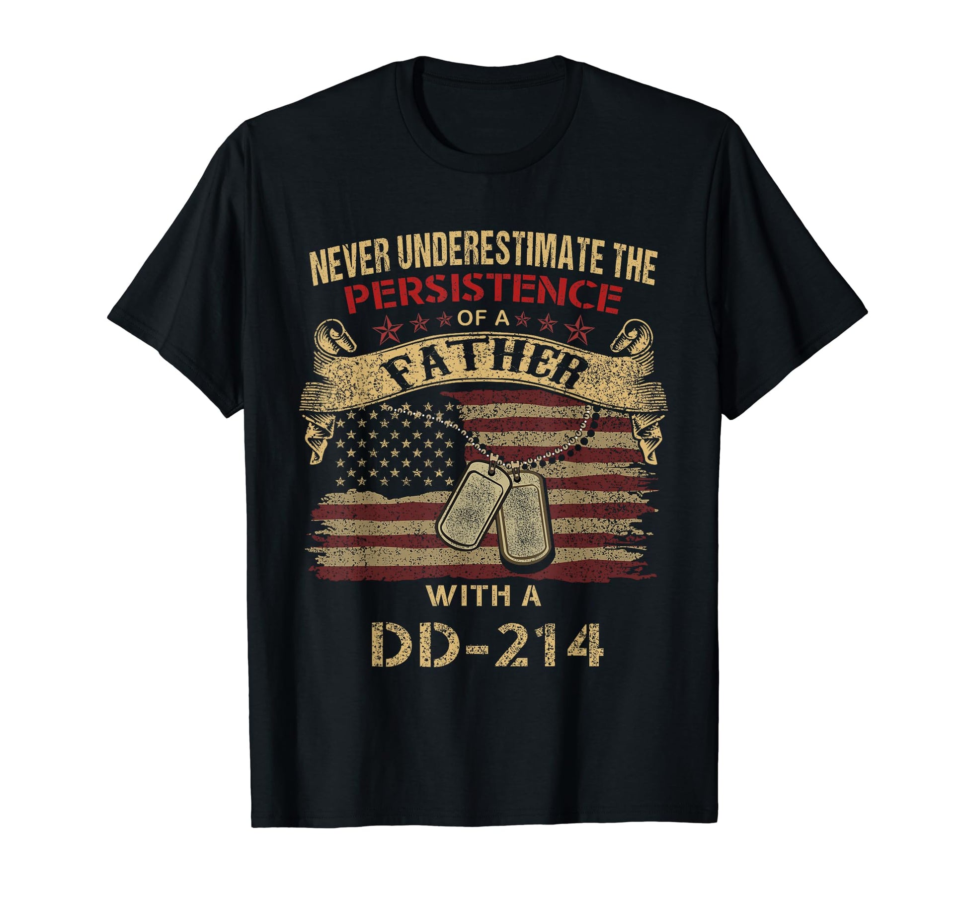 Dad Dd 214 Military Veteran T-Shirt - Graphic Print Unisex - T-Shirt, Sweatshirt, Hoodie