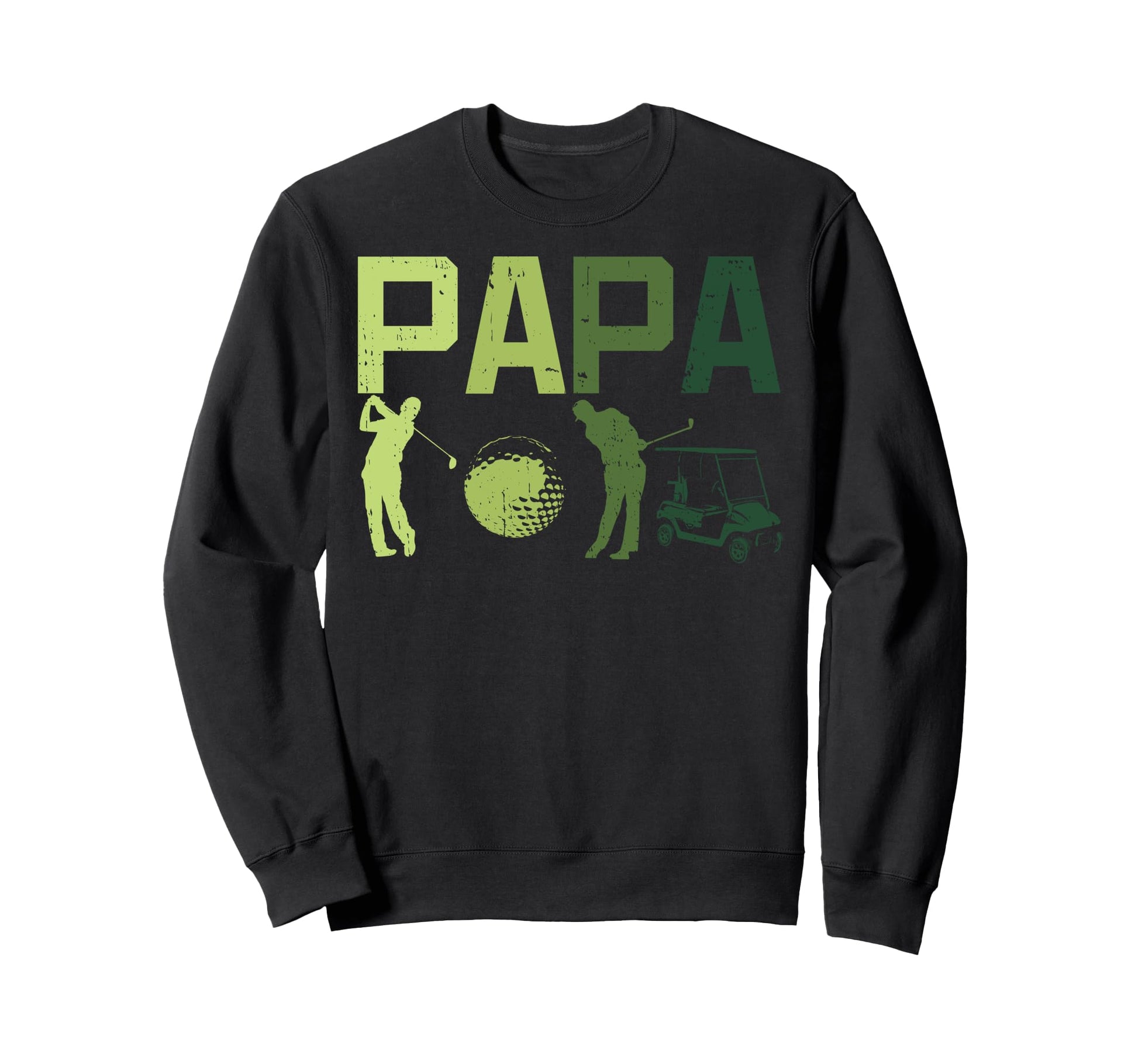 Golfing Papa Golfer Sweatshirt - Graphic Print for Adults - T-Shirt, Sweatshirt, Hoodie