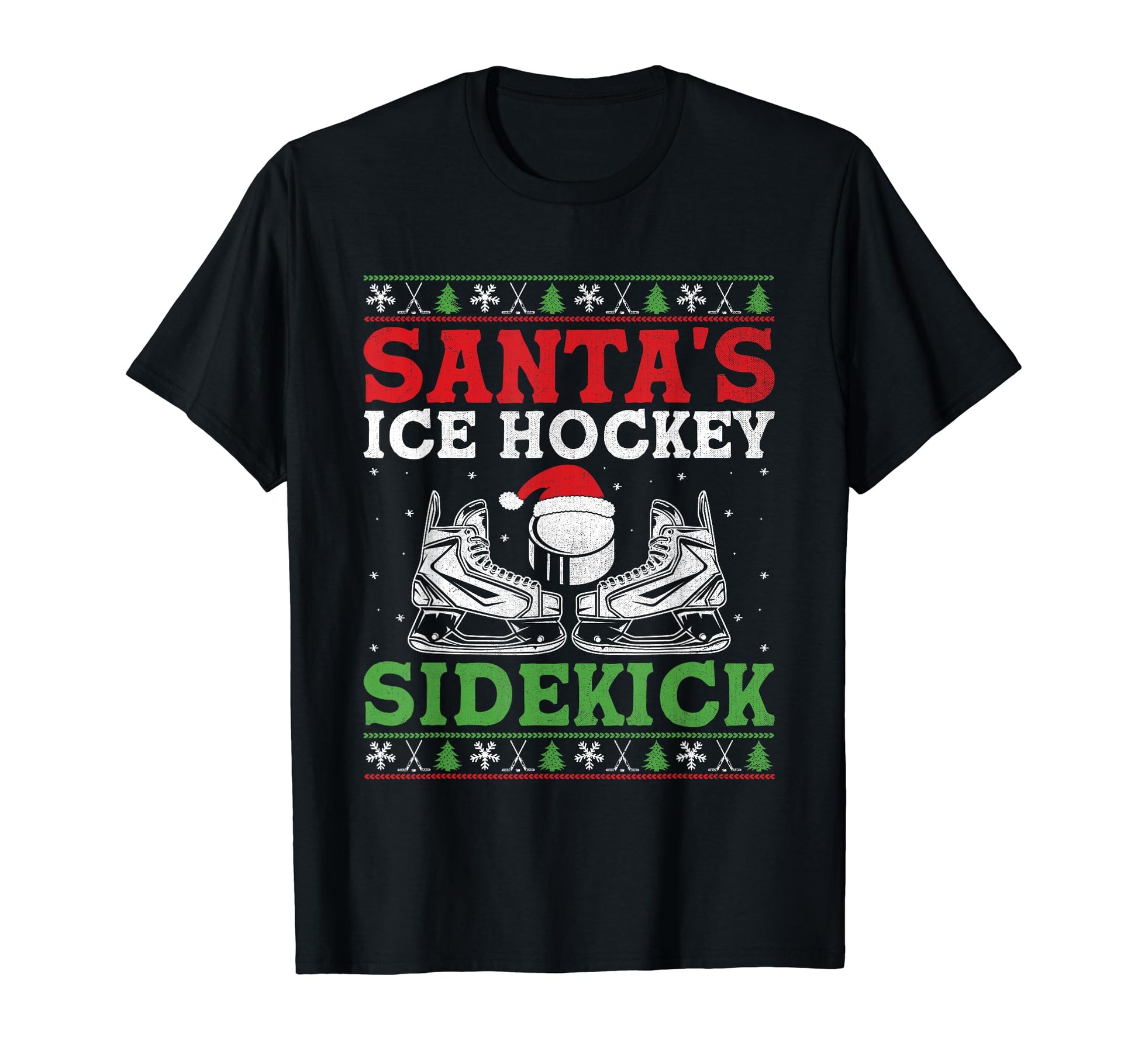 Ice Hockey Dad Player Pucking Coach Goalie T-Shirt - Unique Graphic Unisex - T-Shirt, Sweatshirt, Hoodie